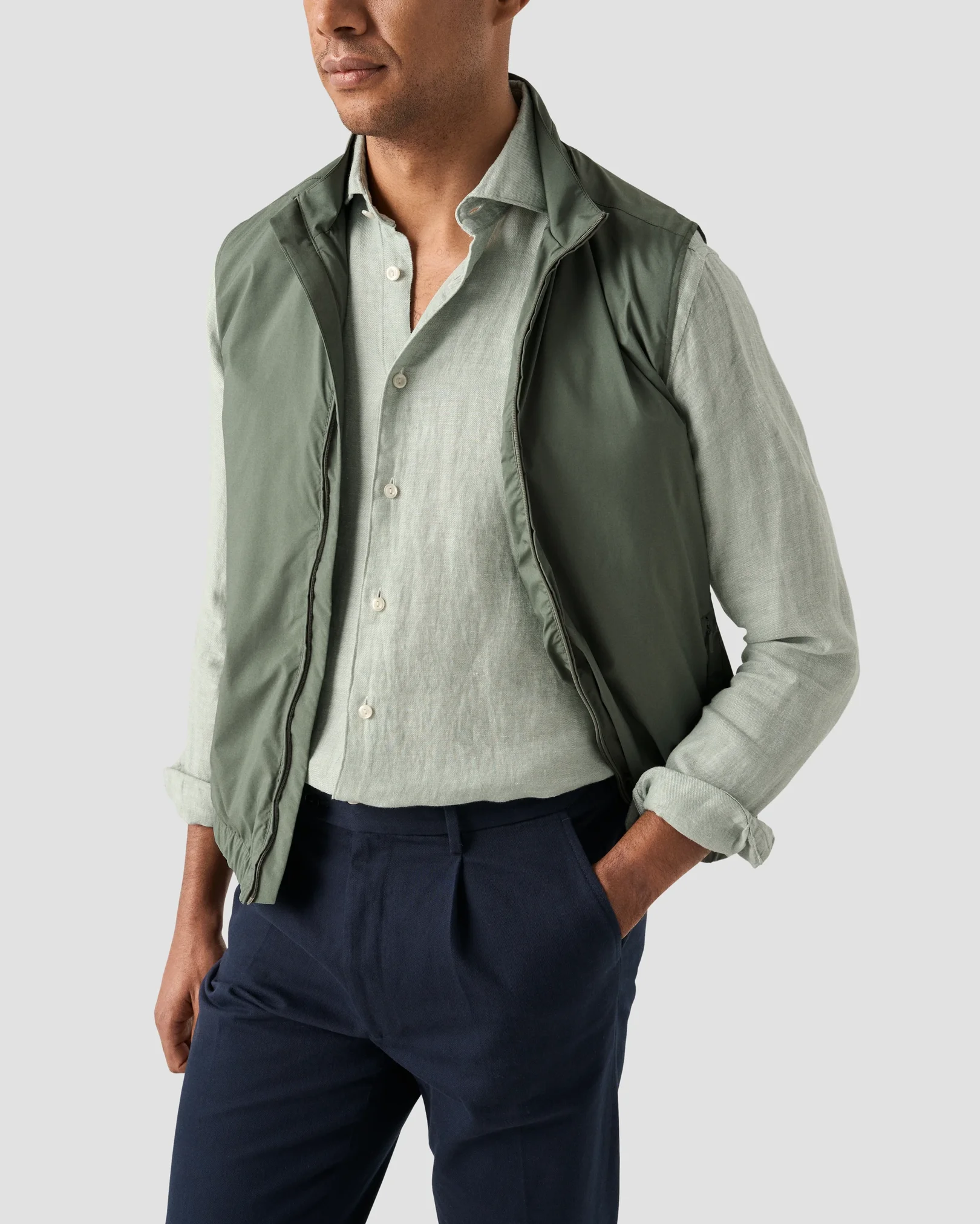Eton - Leinenhemd aus Twill