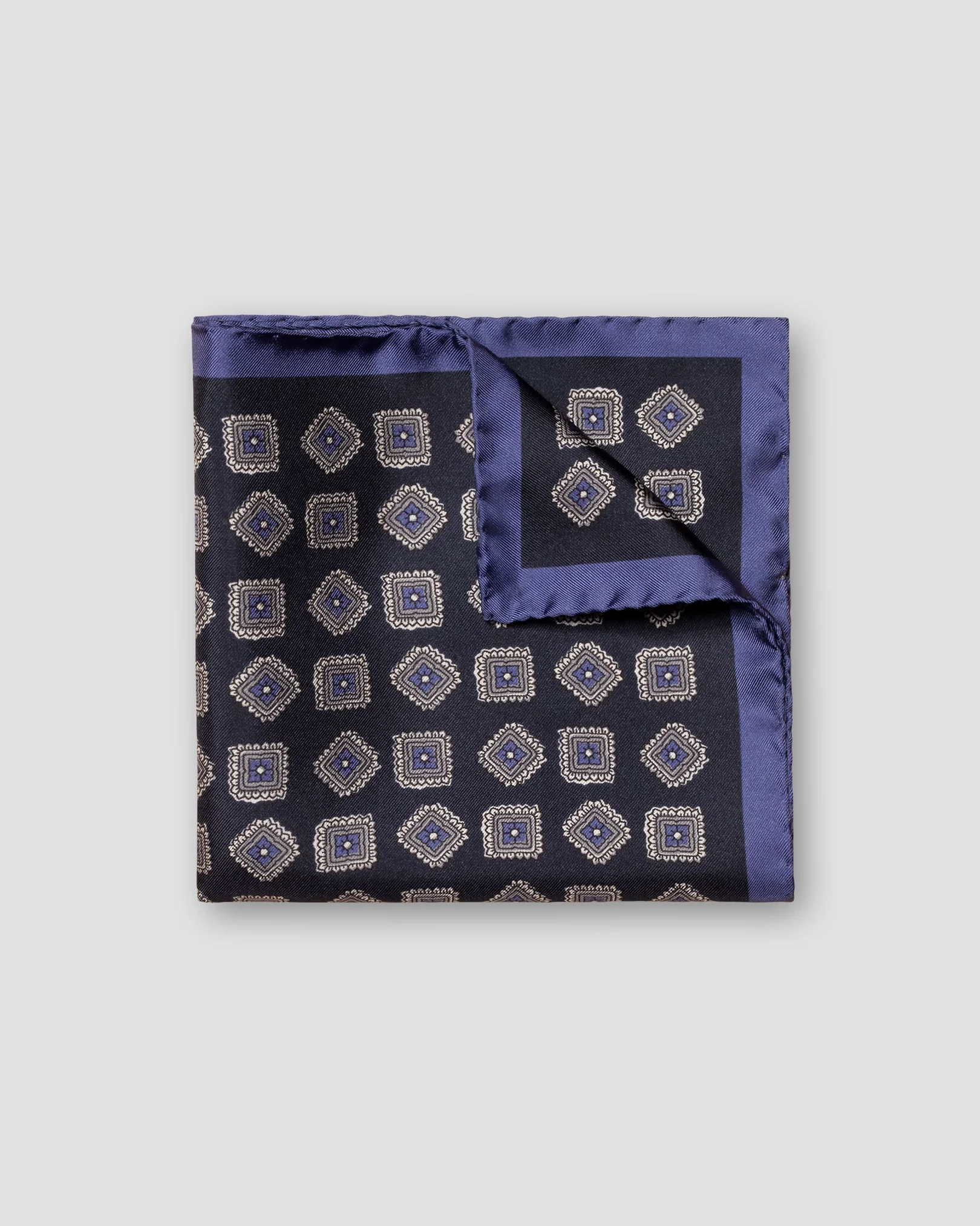 Eton - black pocket square