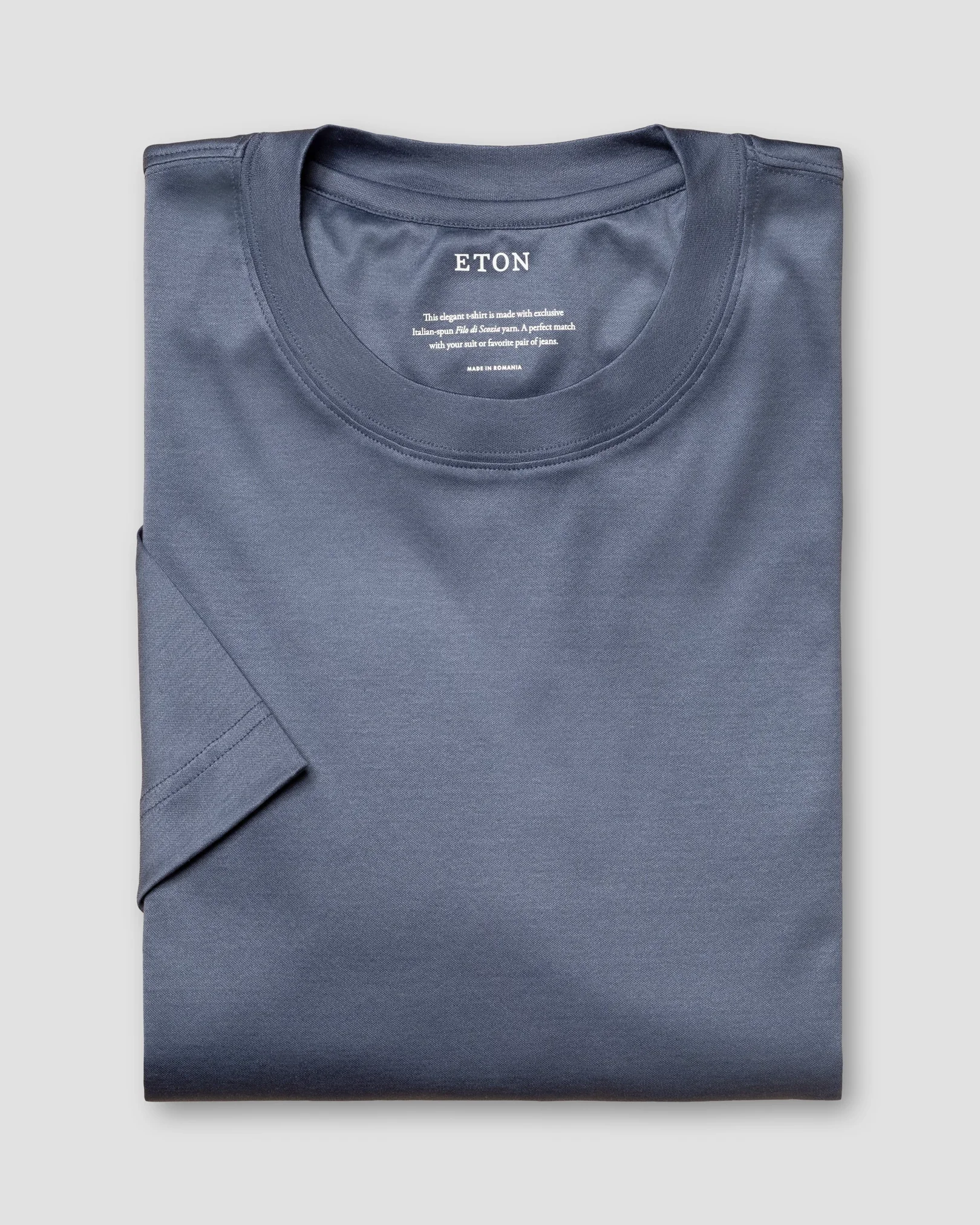 Eton - Gray Filo di Scozia T–shirt