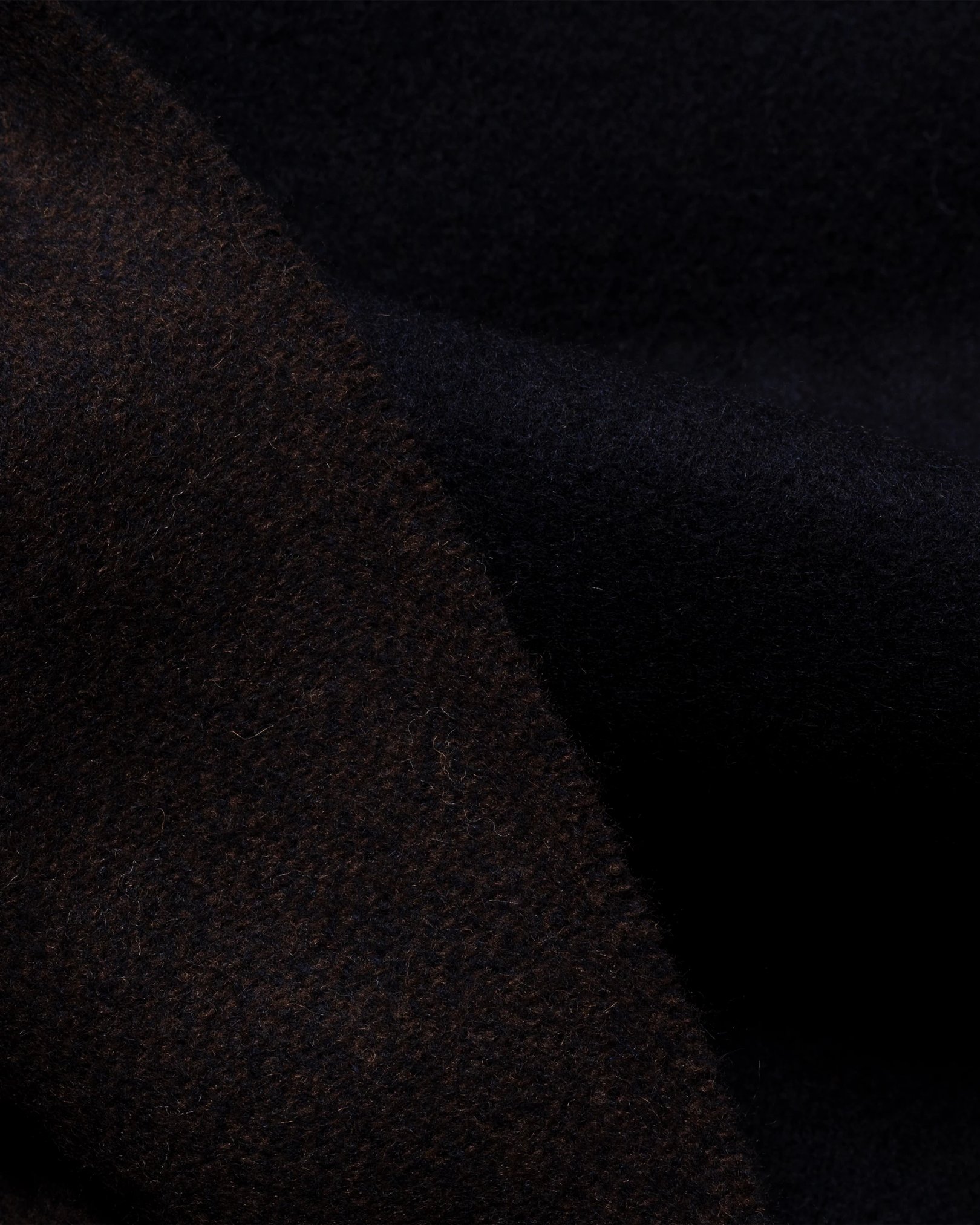 Eton - brown twoface wool scarf