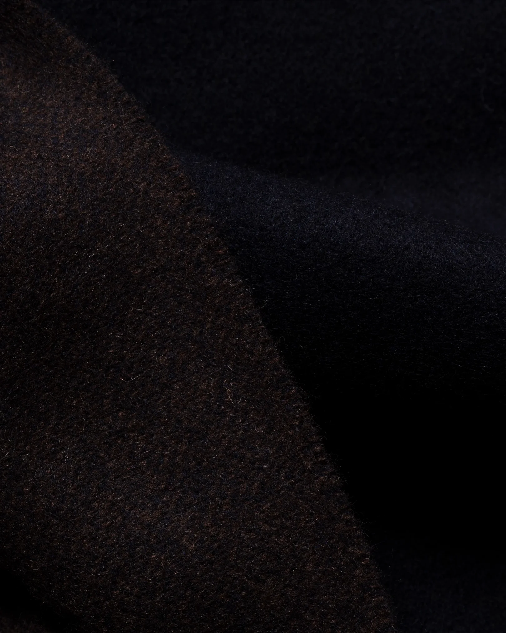 Eton - brown twoface wool scarf
