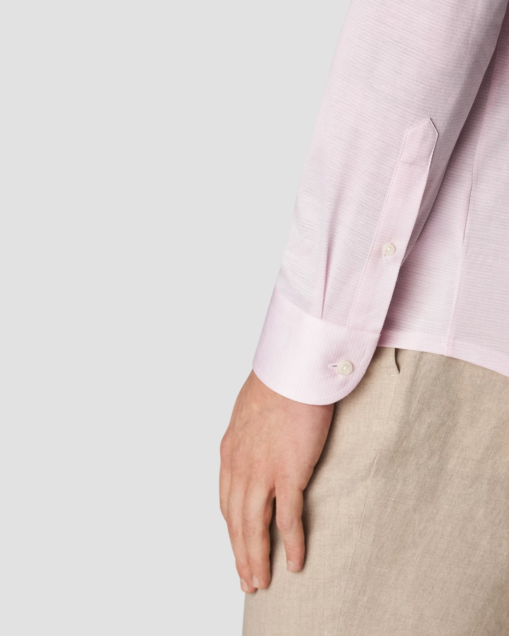 Eton - pink jacquard wide spread