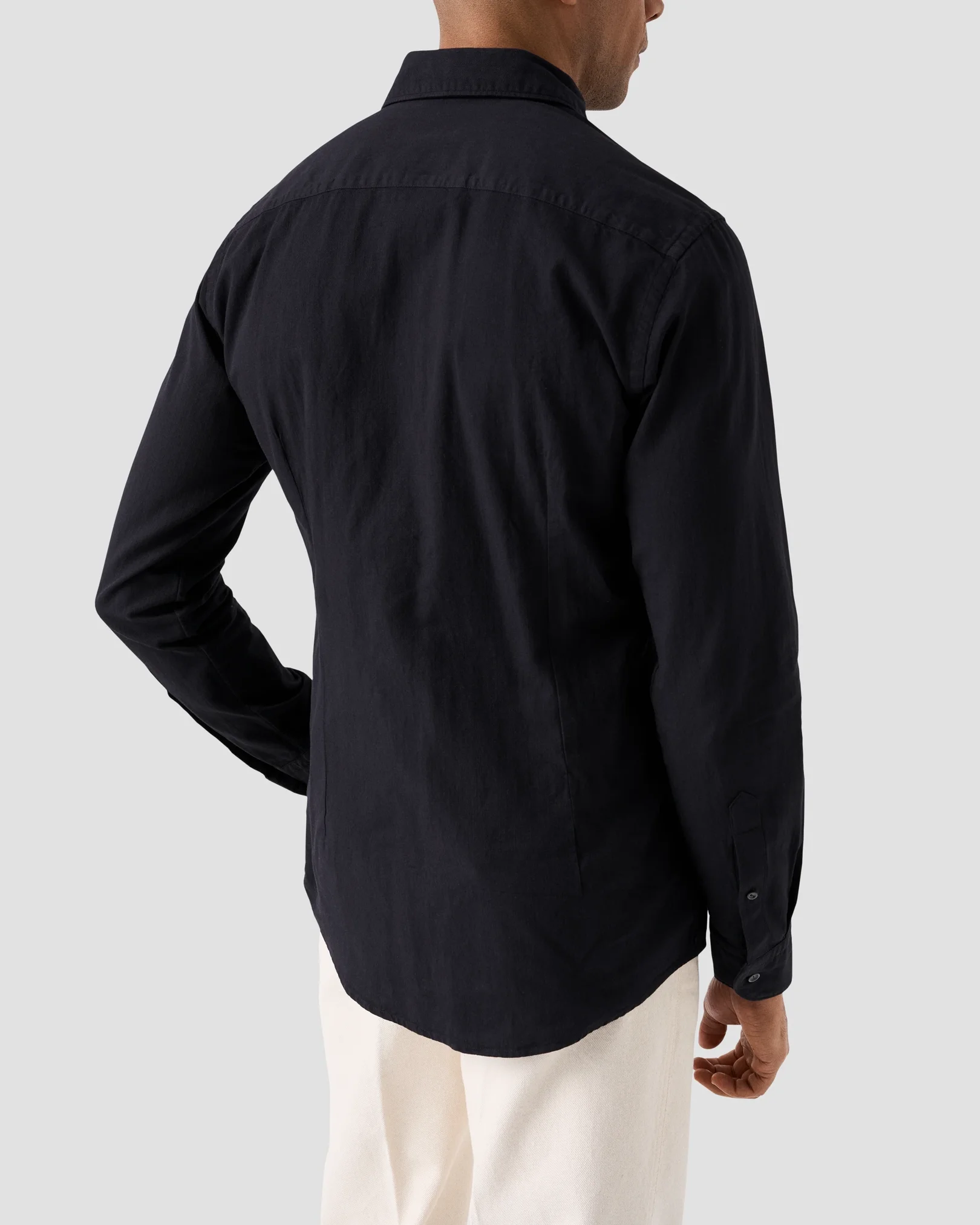 Eton - Schwarzes Denimhemd