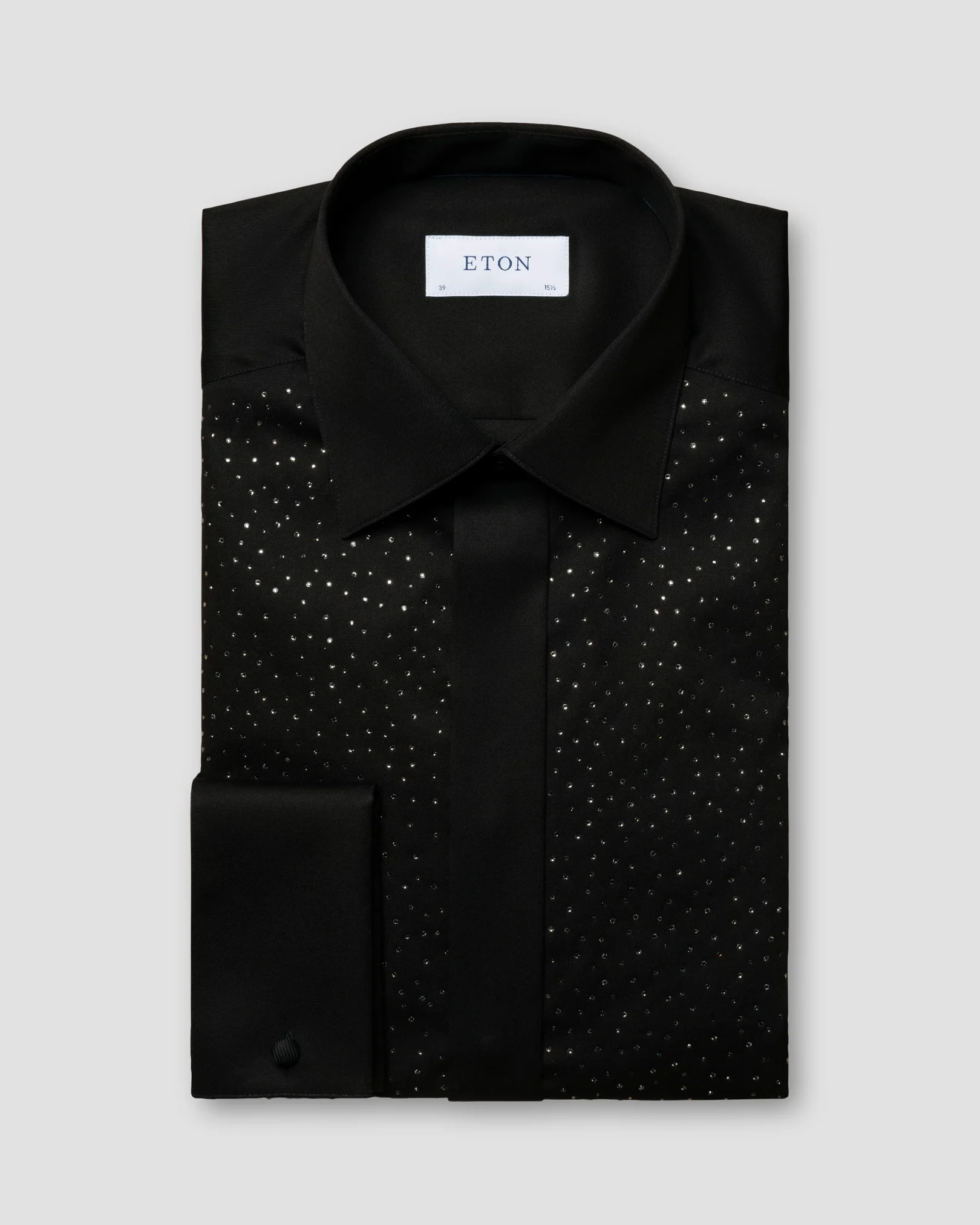 Eton - black swarovski shirt