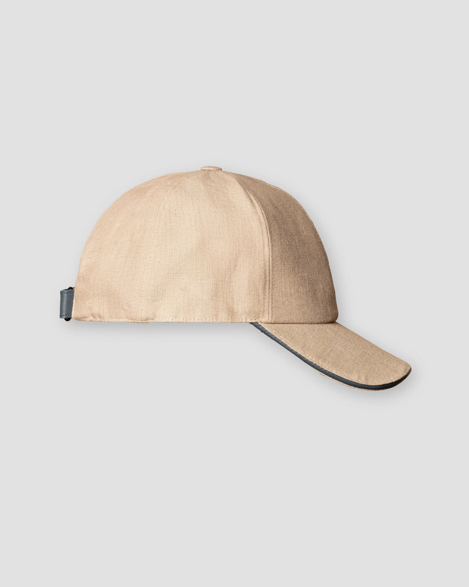 Eton - Light Brown Linen Twill Baseball Cap