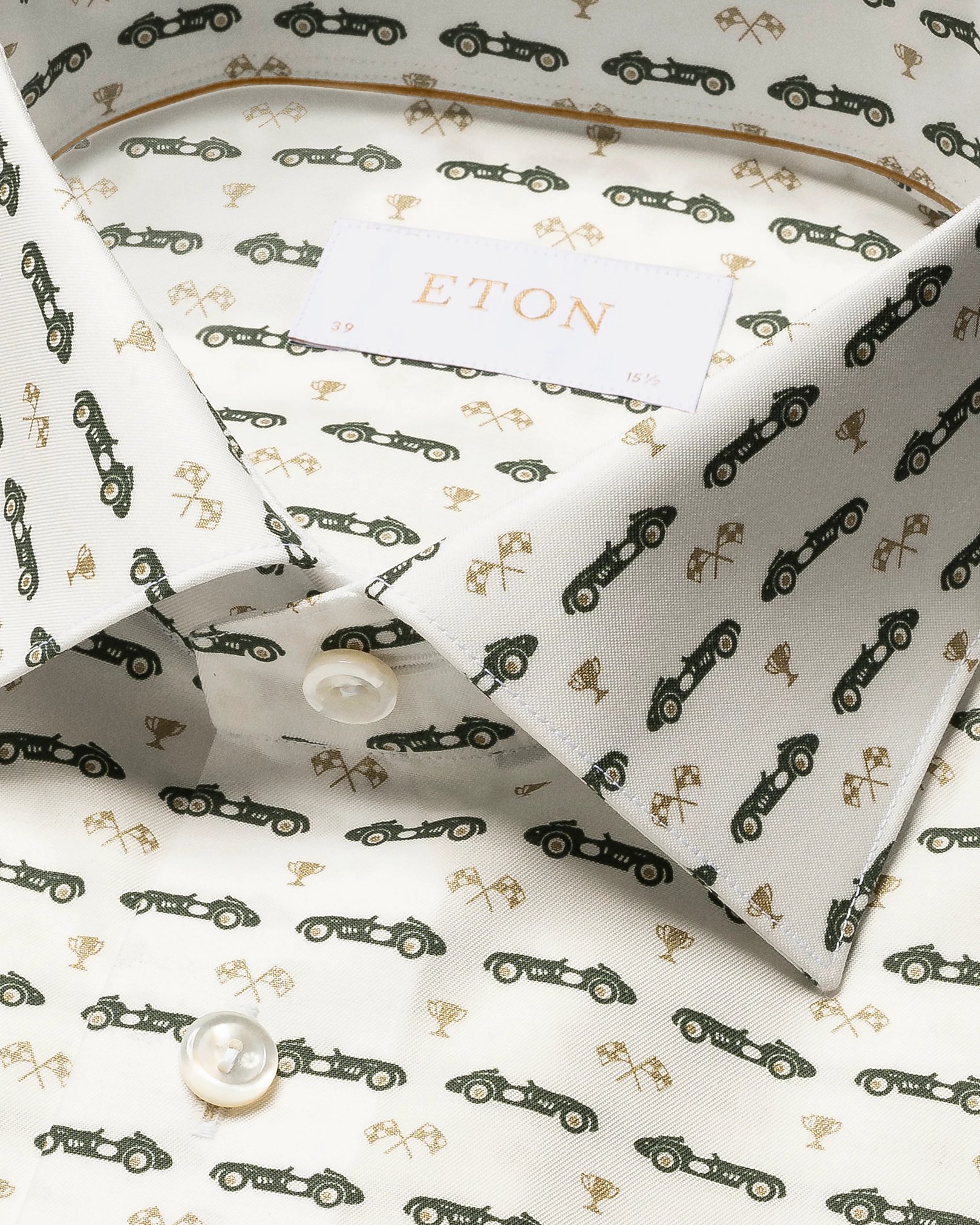 Eton - white jacuard