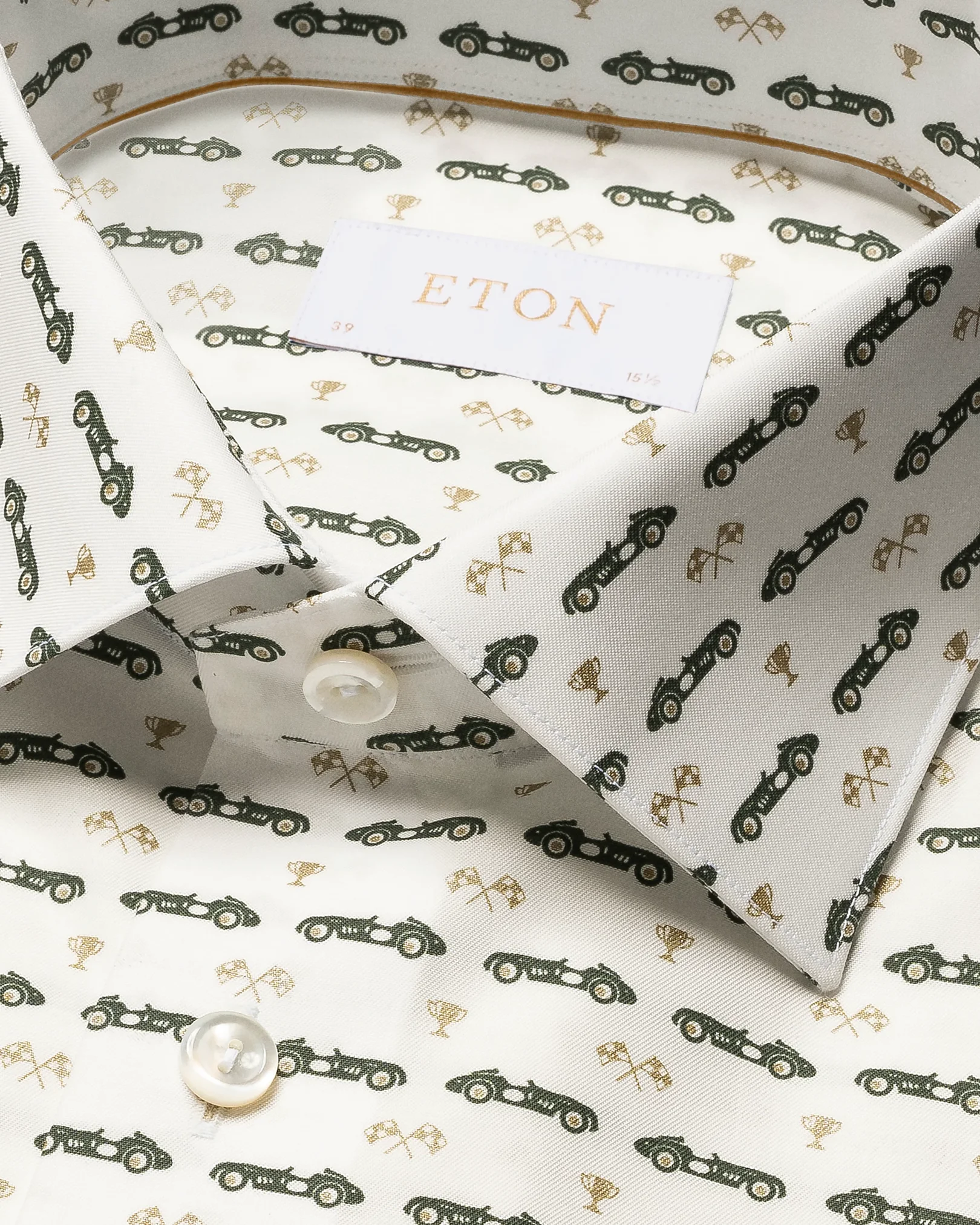 Eton - white jacuard