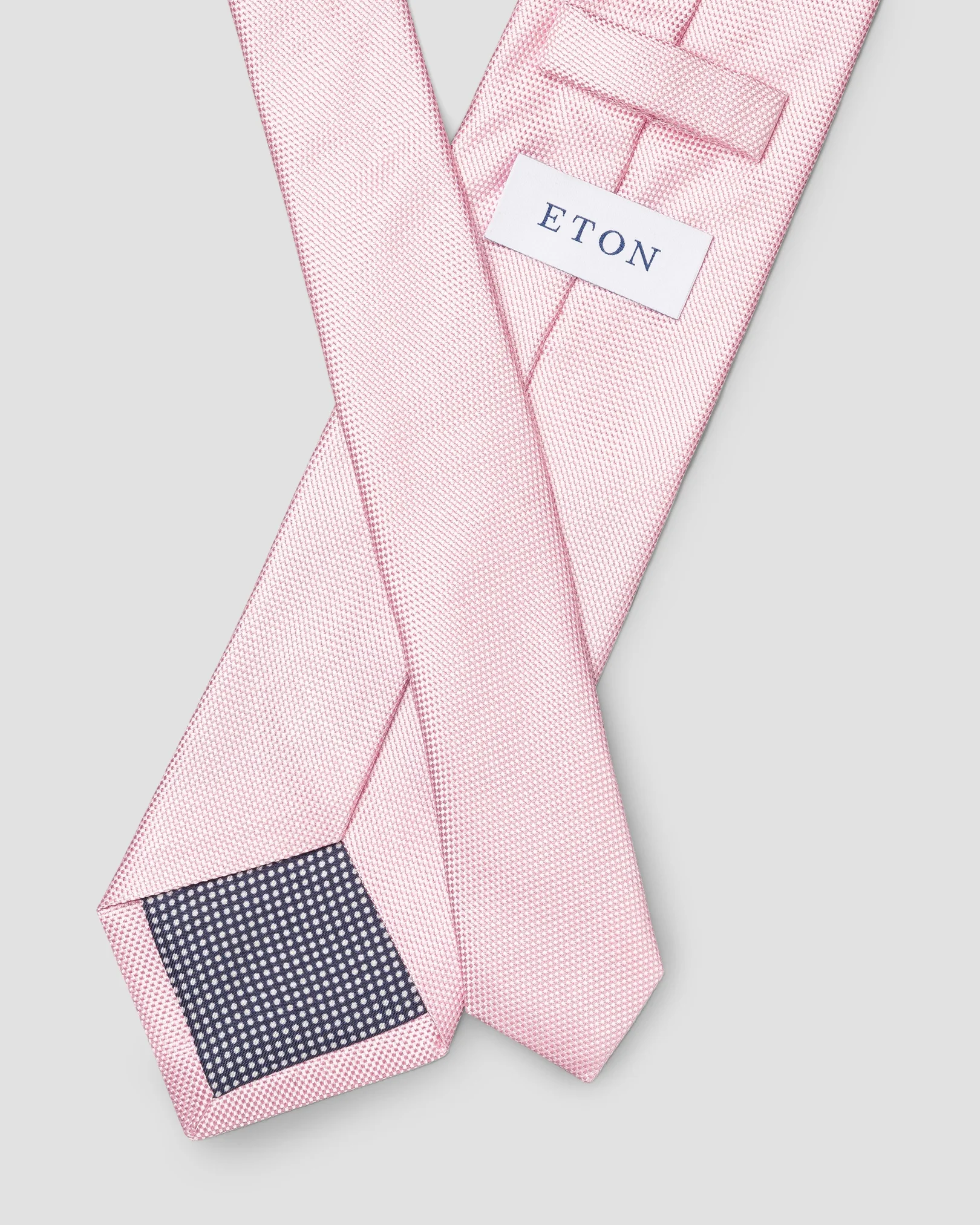 Eton - pink basket weave tie