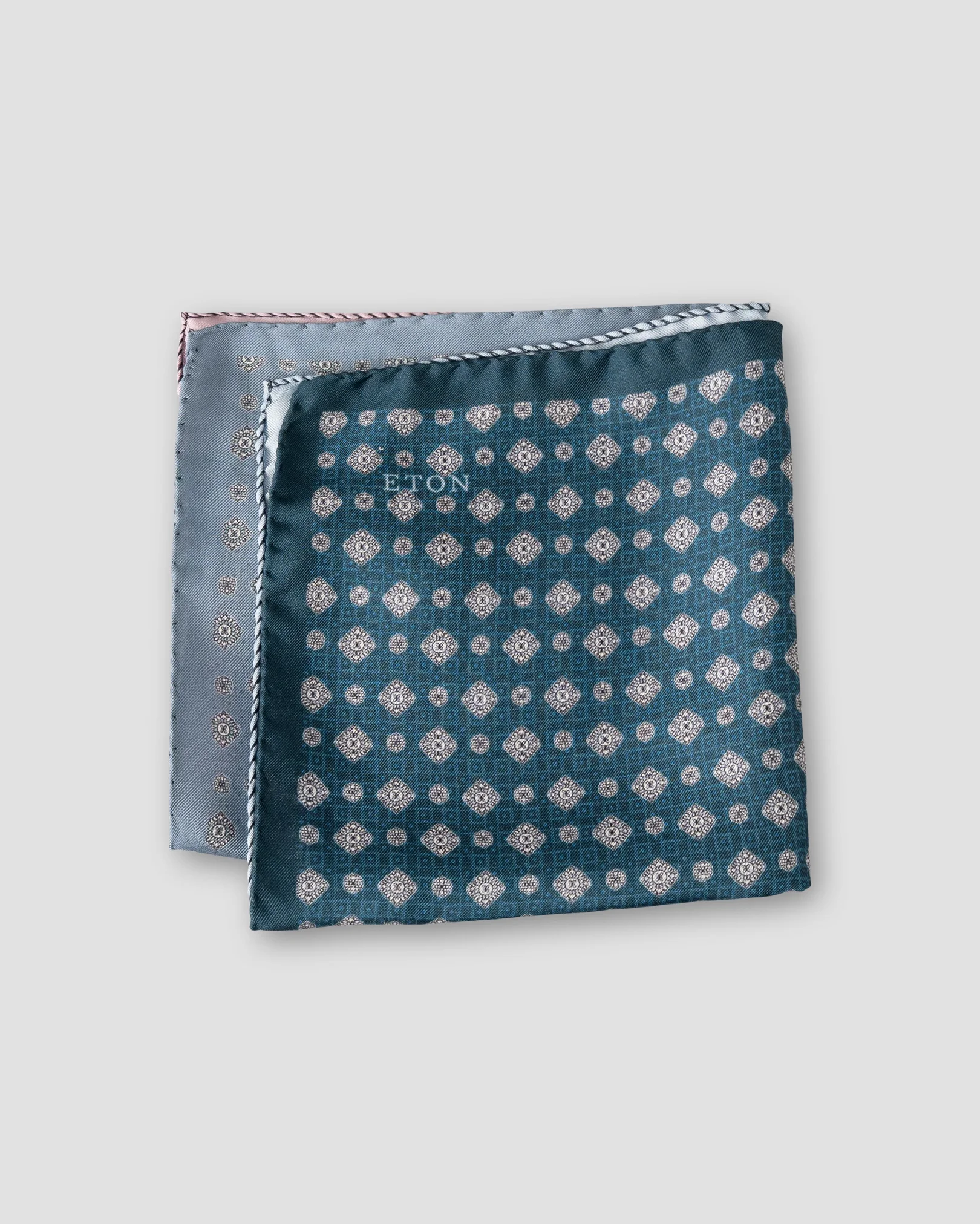 Eton - navy blue elevated pocket square