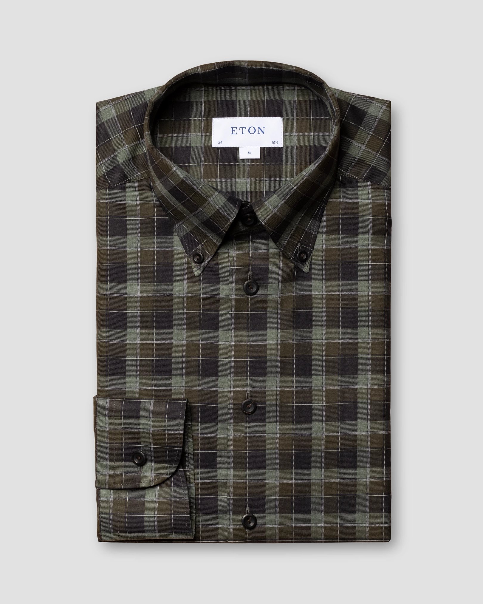 Eton - dark green flannel