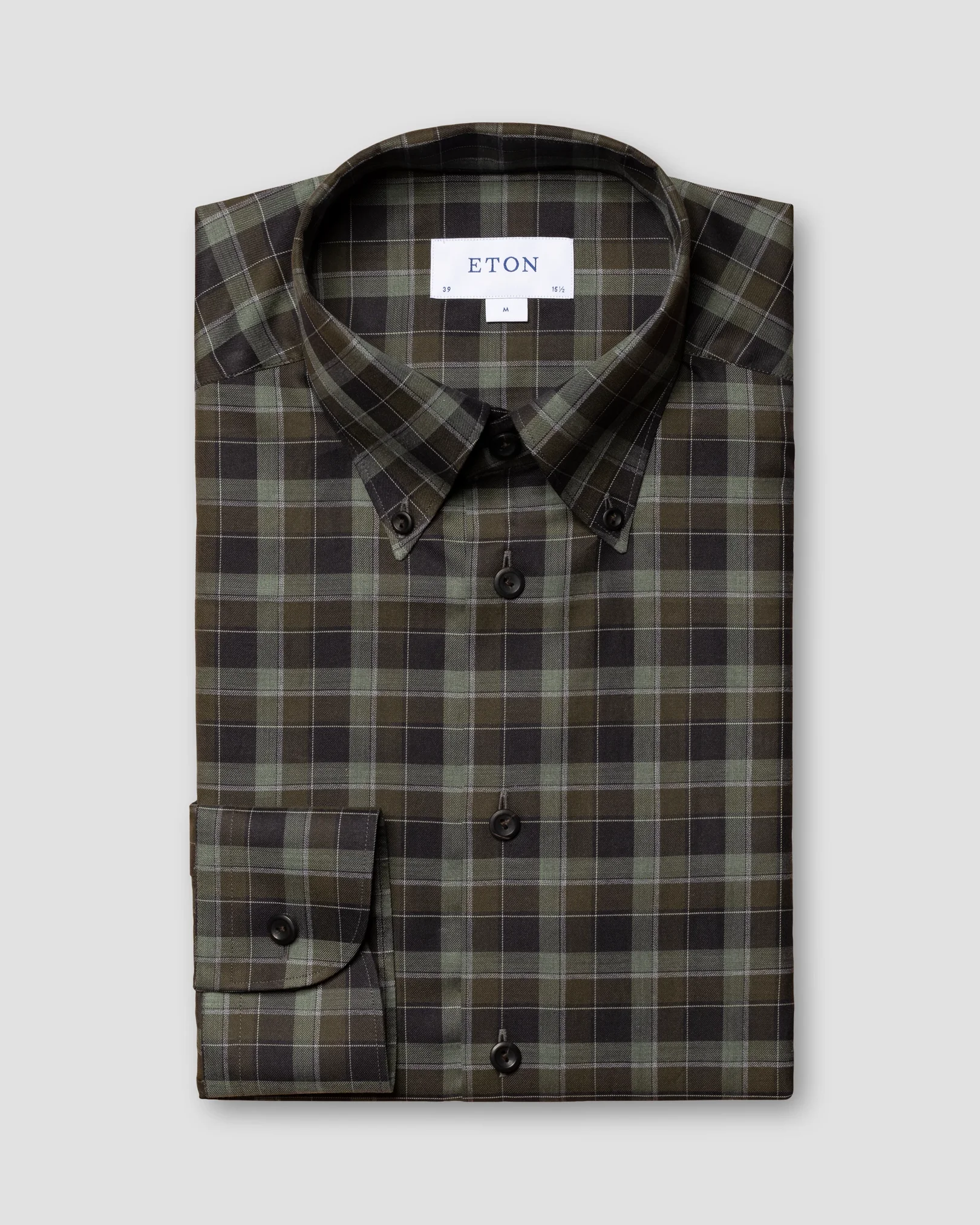 Eton - dark green flannel