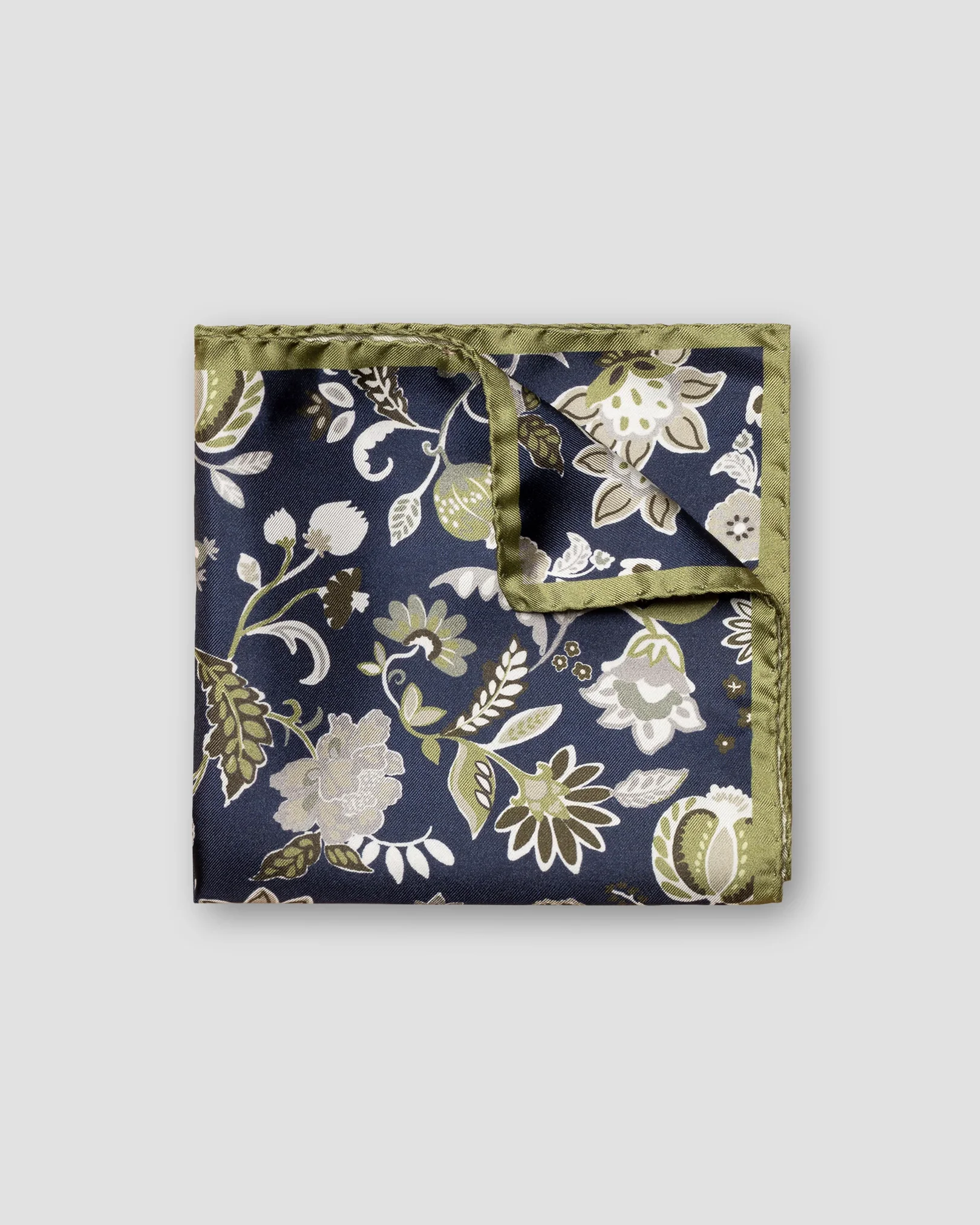 Eton - navy blue autum flower print