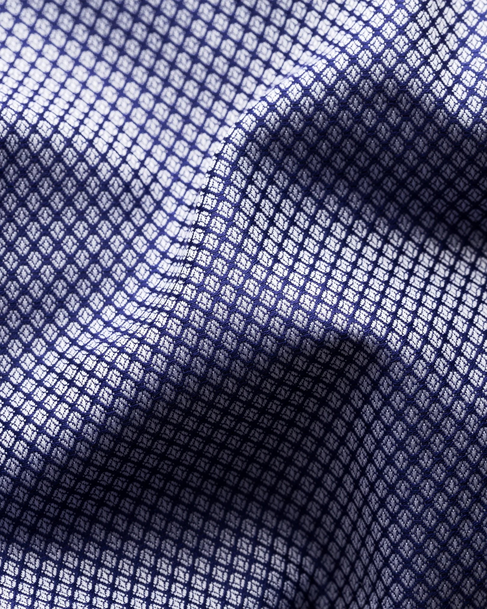 Eton - dark blue dobby shirt