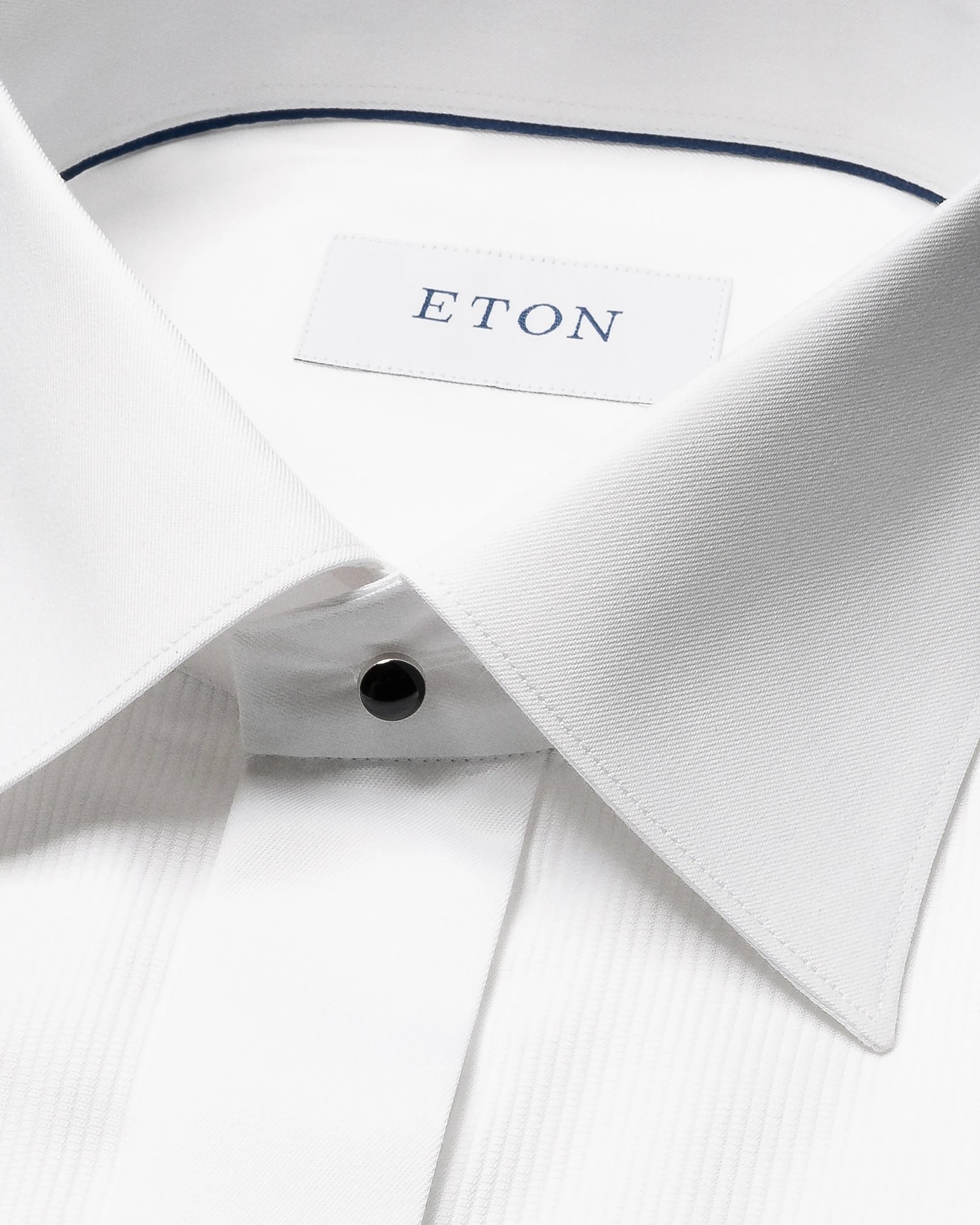 Eton - White Fine Striped Bib Tuxedo Shirt