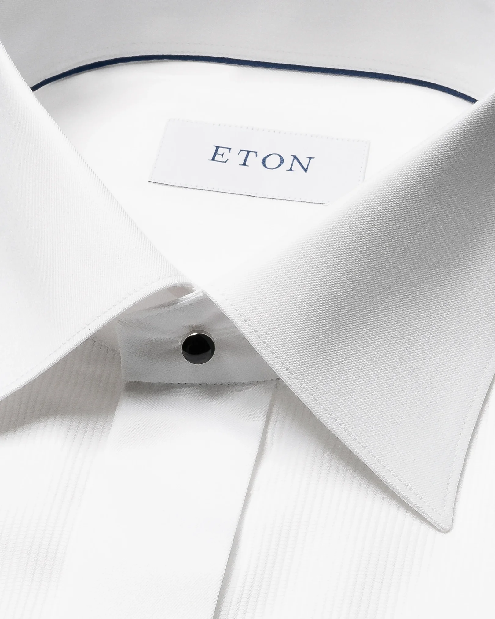 Eton - White Fine Striped Bib Tuxedo Shirt