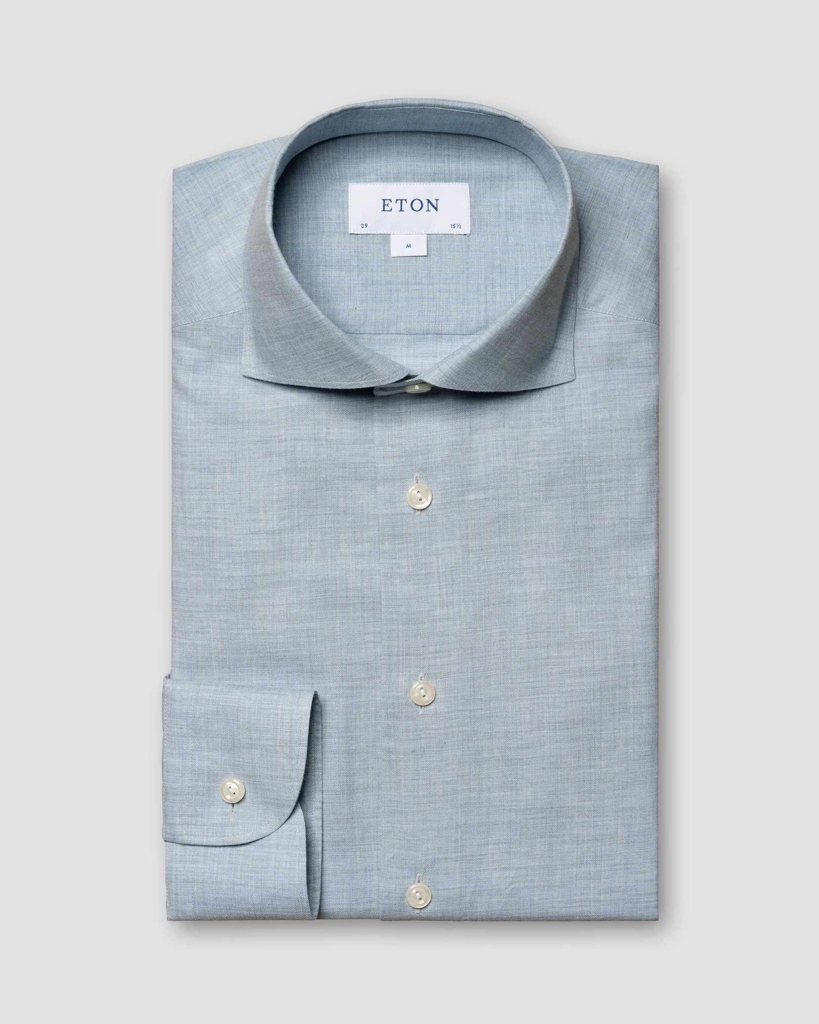 Eton - light blue flanell wide spread