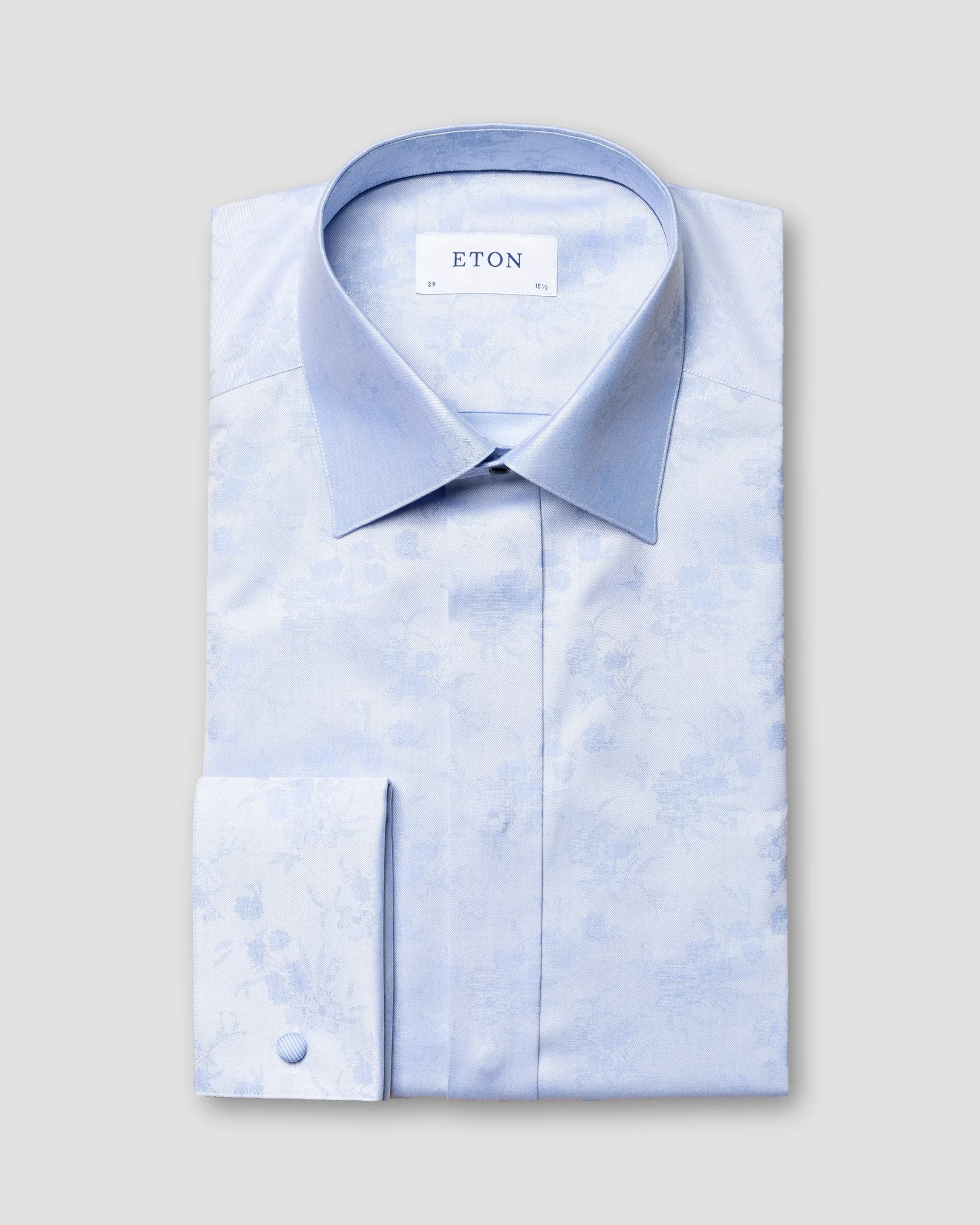 Eton - light blue jacquard