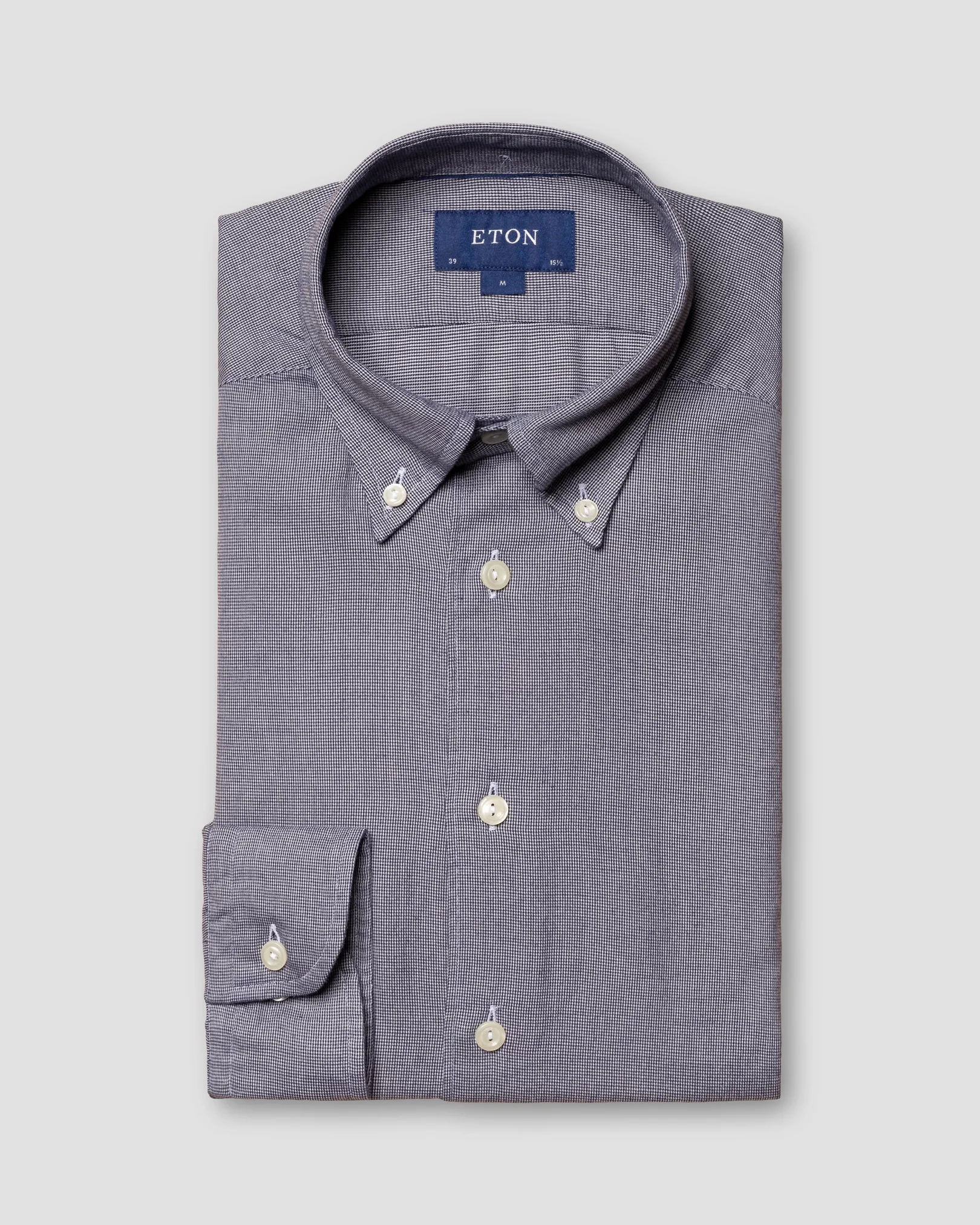 Eton - navy blue cotton tencel