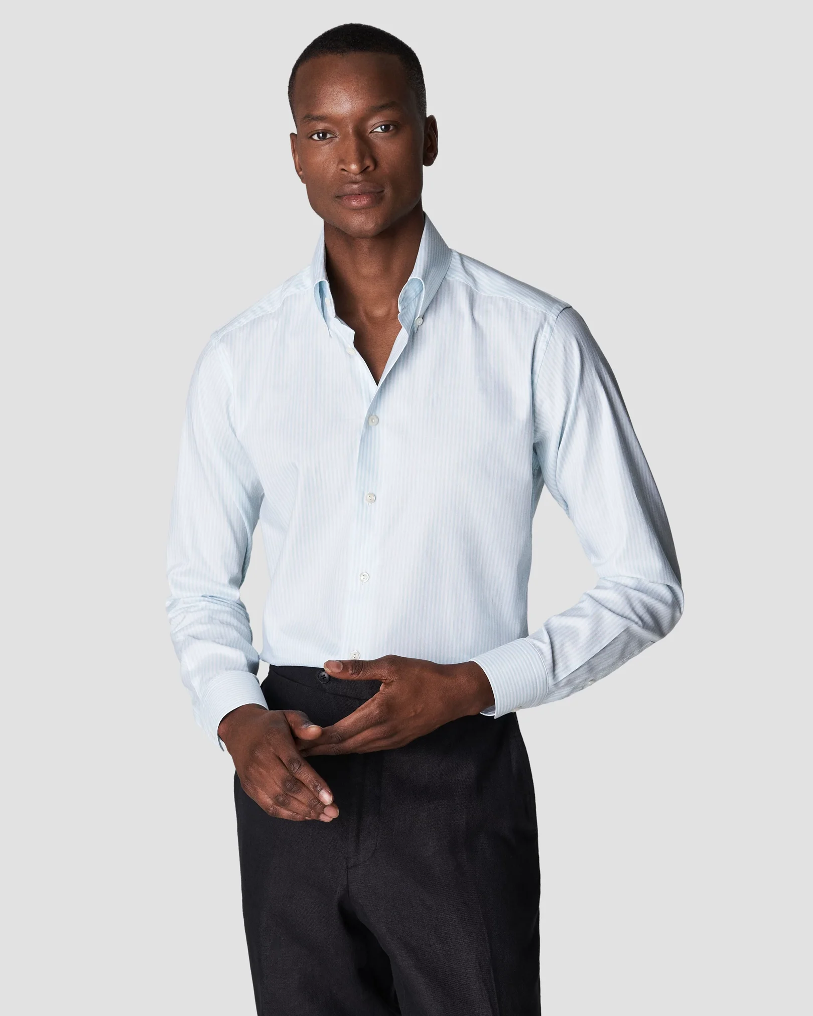 Eton - blue fine oxford