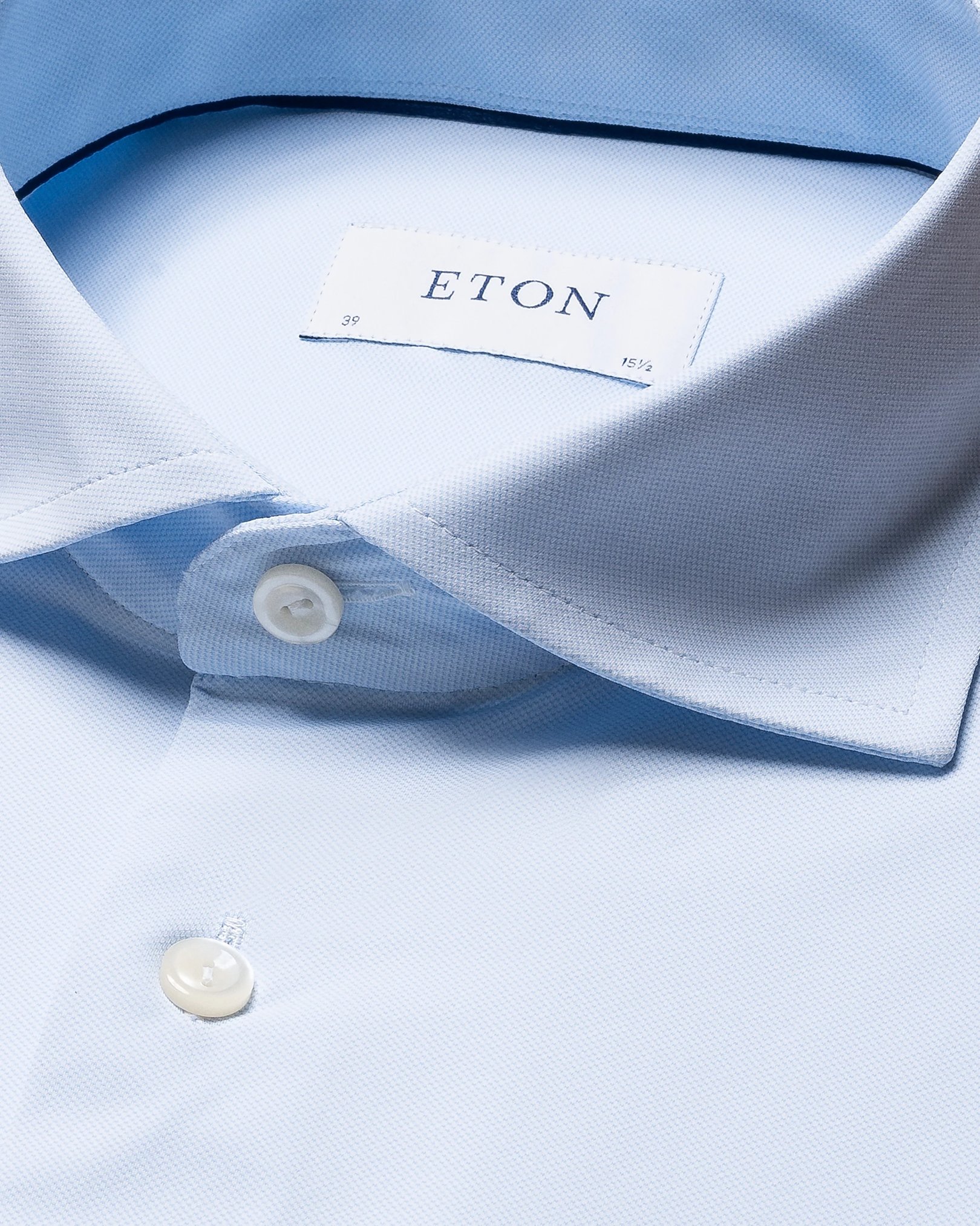 Eton - light blue four way stretch