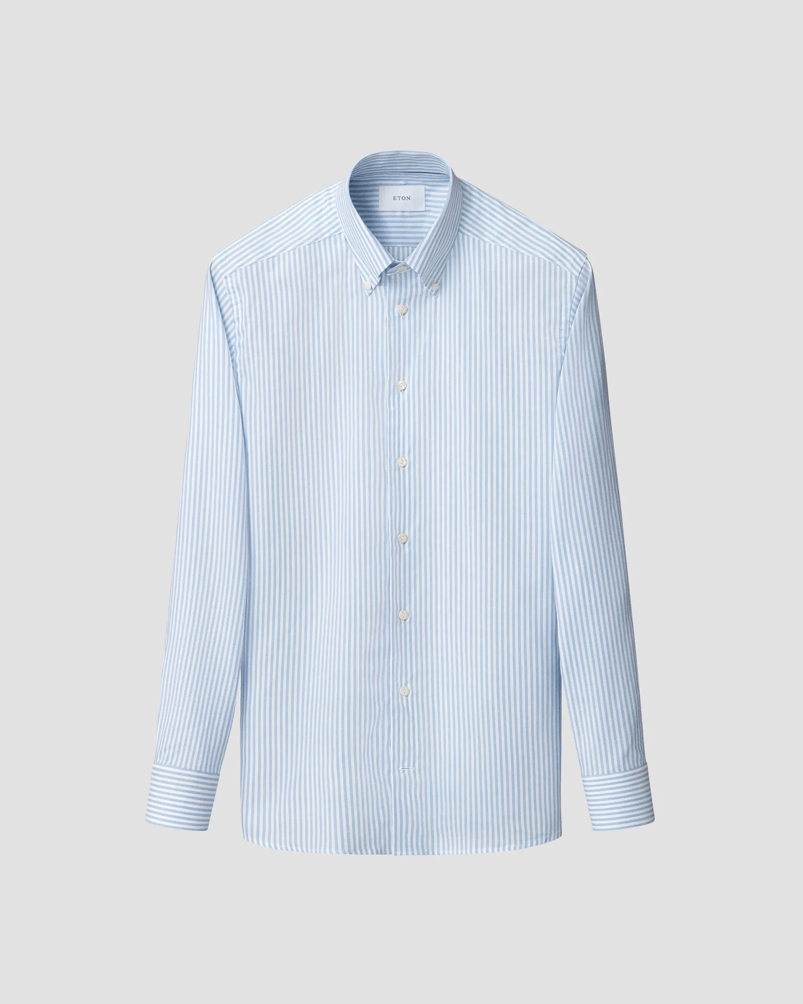 Eton - light blue stripe signature oxford shirt
