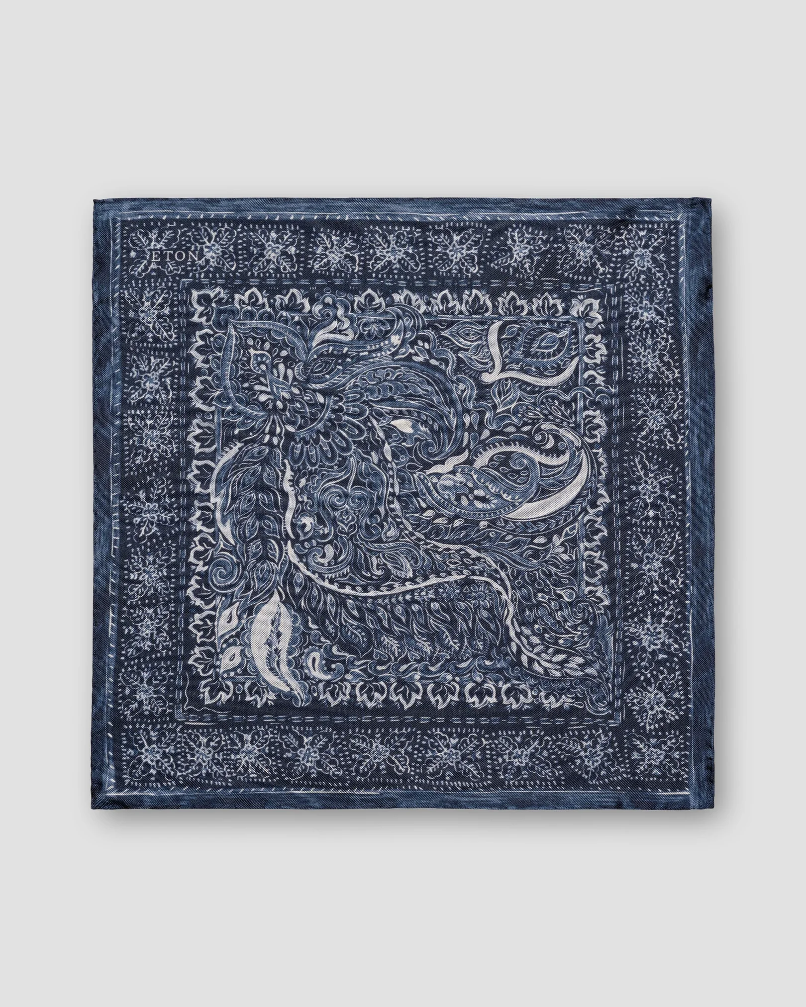 Eton - navy blue stylish pocket square