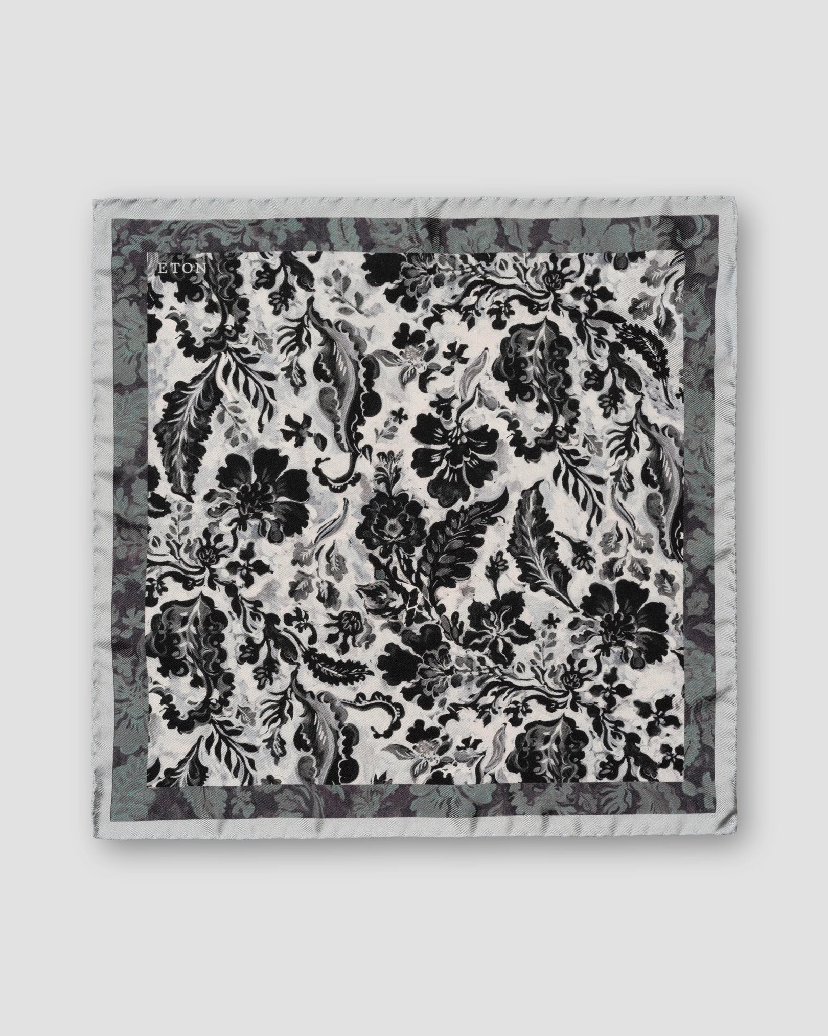 Eton - printed silk pcoket sqaure