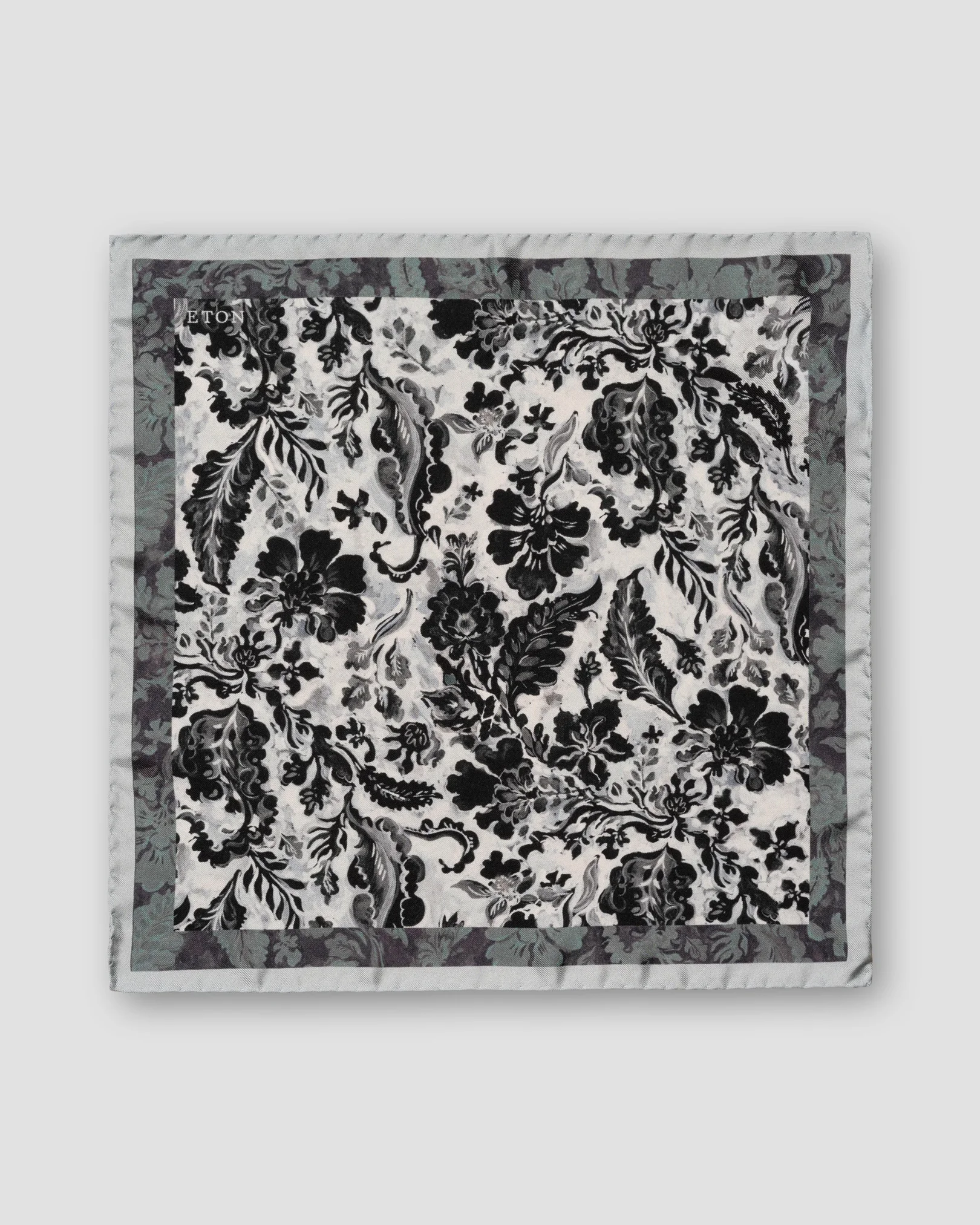 Eton - printed silk pcoket sqaure