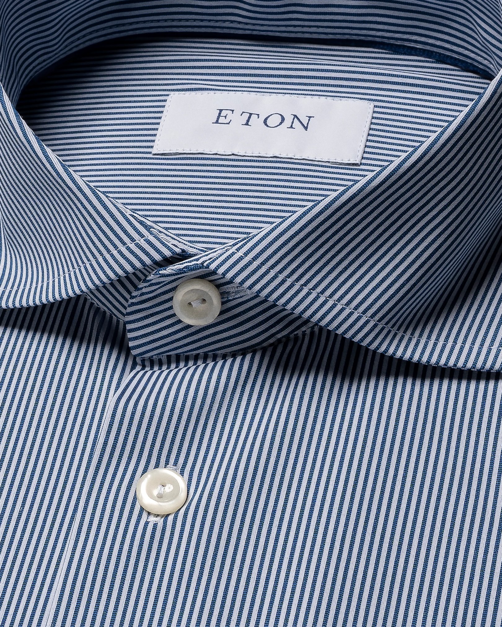 Eton - dark blue 4 way stretch wide spread
