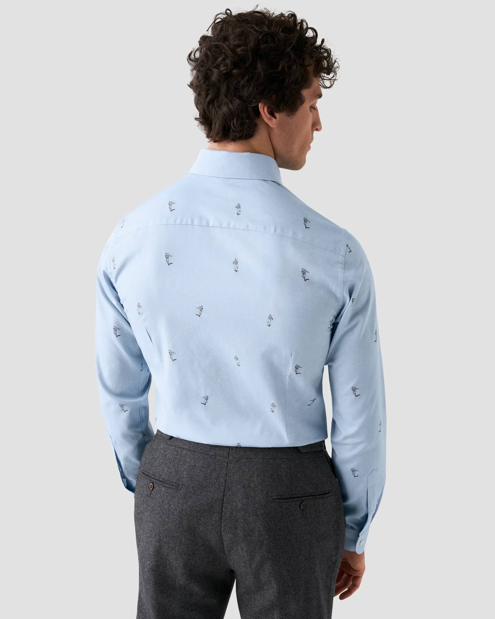 Eton - light blue flipper coupe