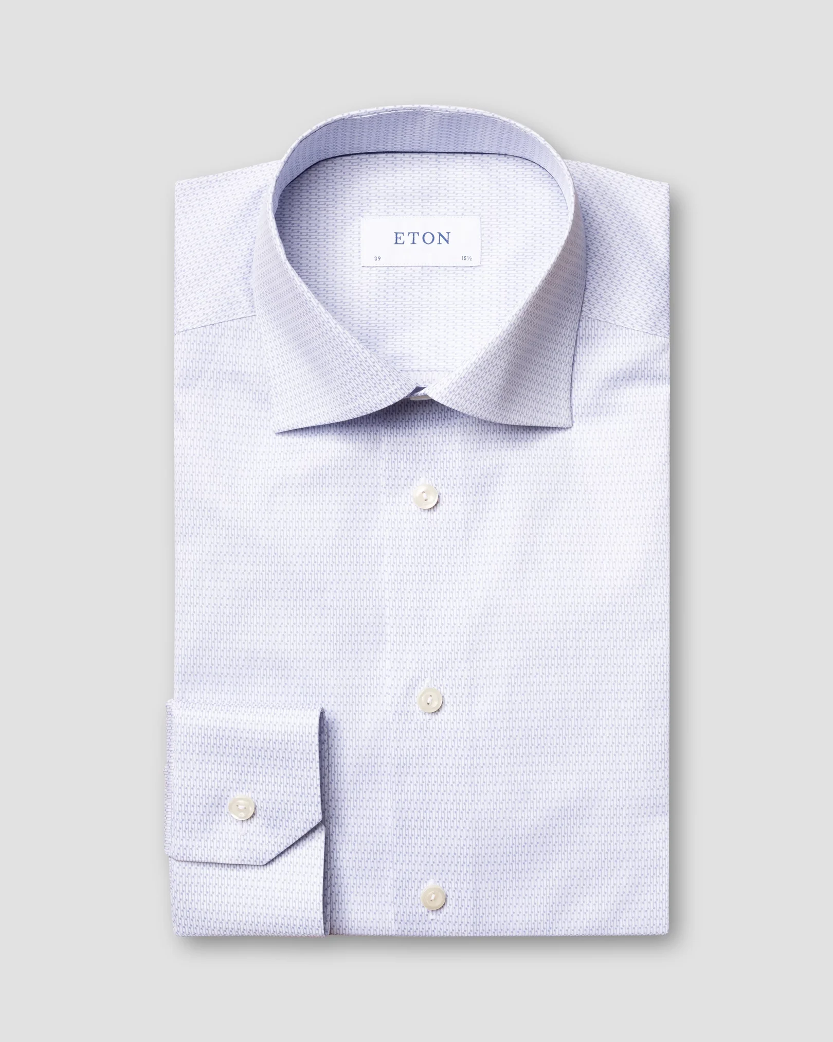 Eton - light purple lightweight twill cut away single slim