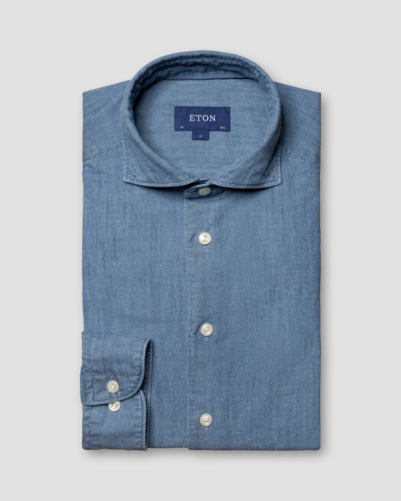 Eton - light blue denim shirt