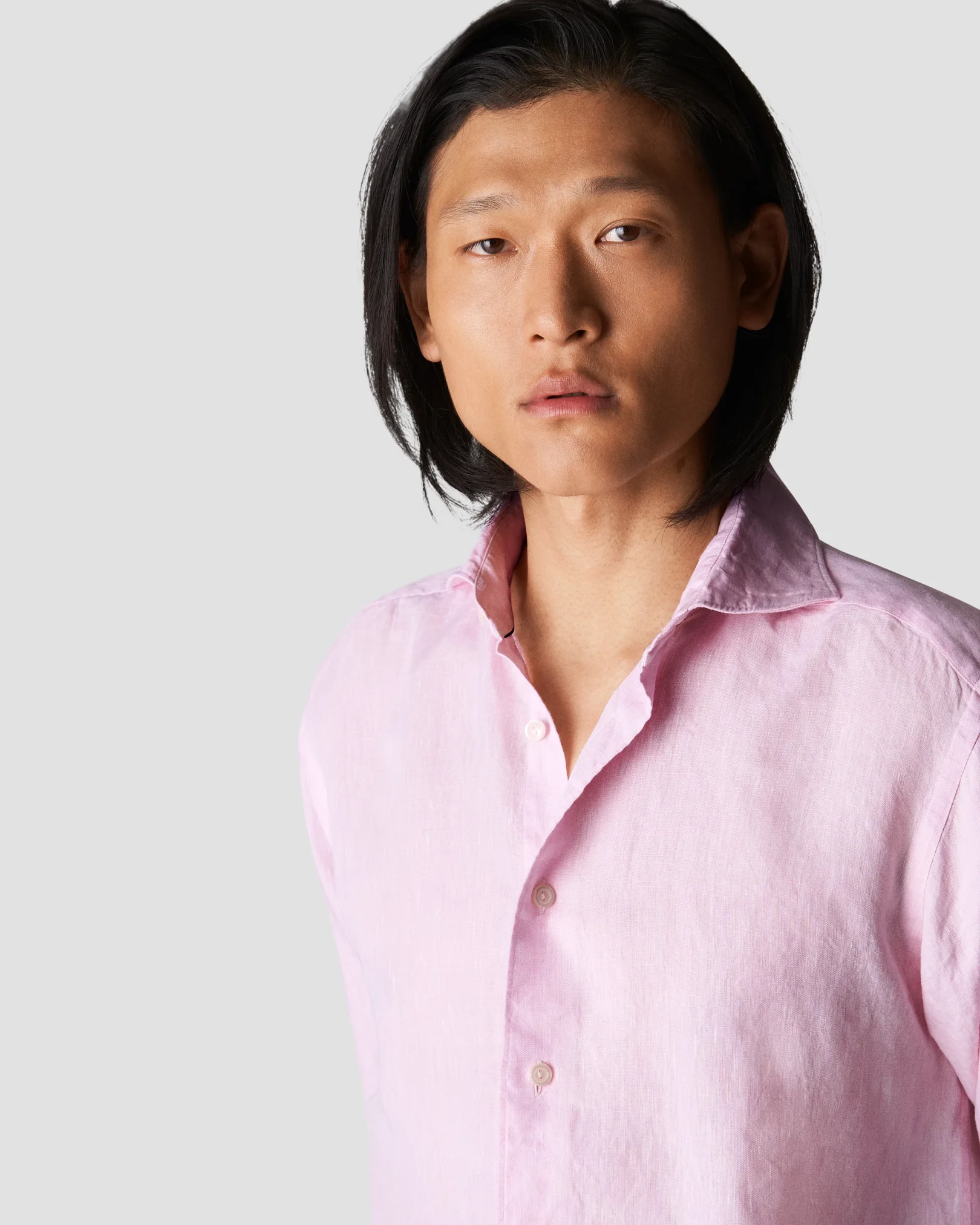 Eton - pink linen