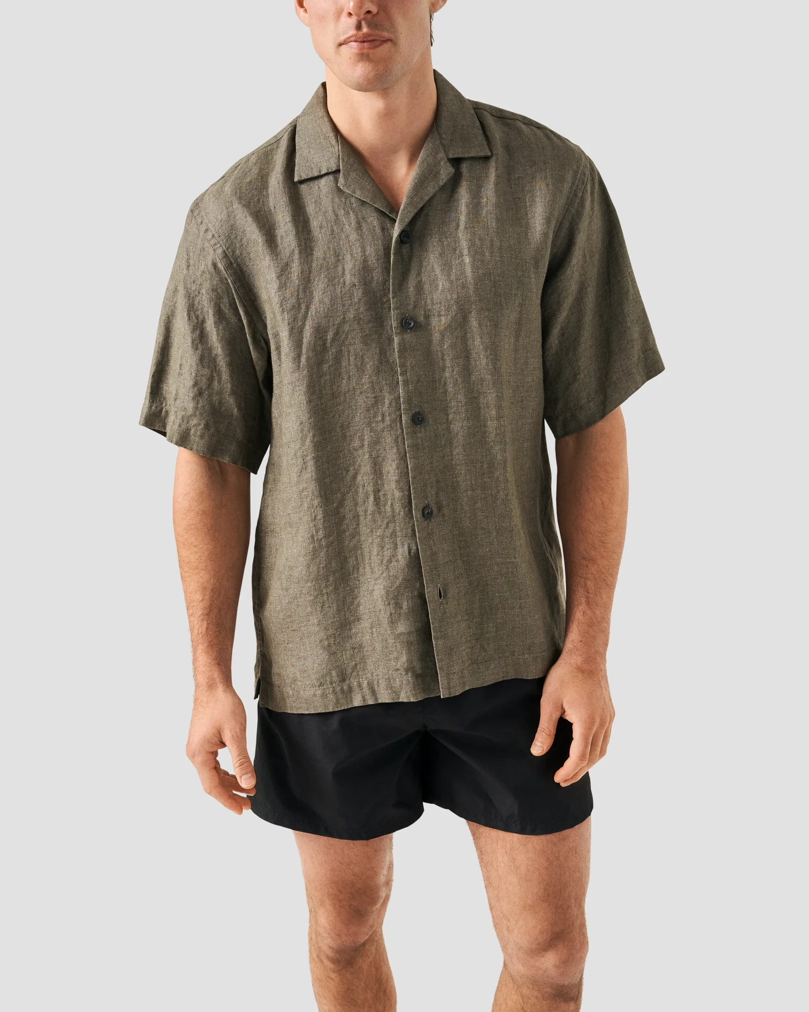 Eton - black drawsting swimshorts