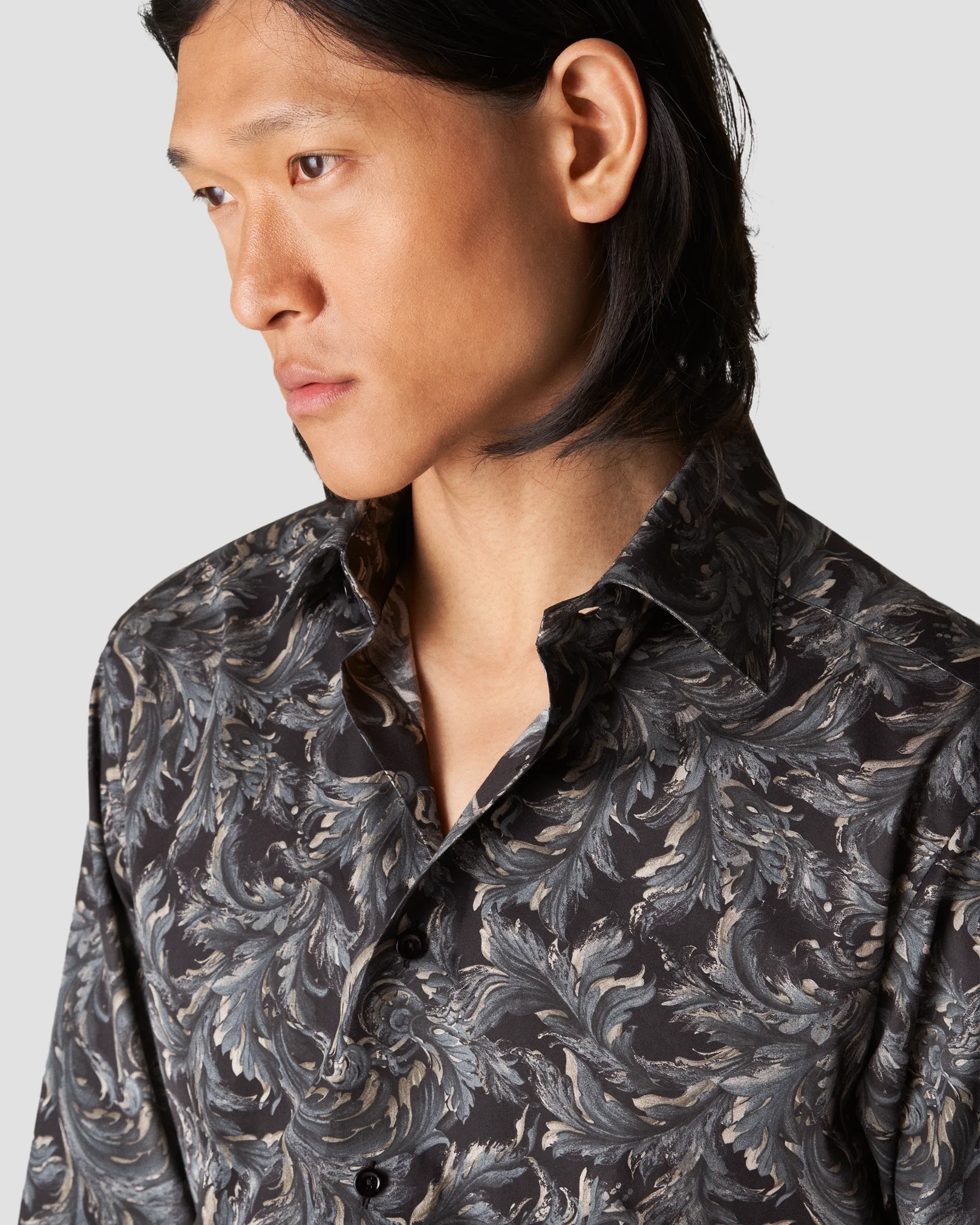 Eton - dark blue signature twill moderatecut