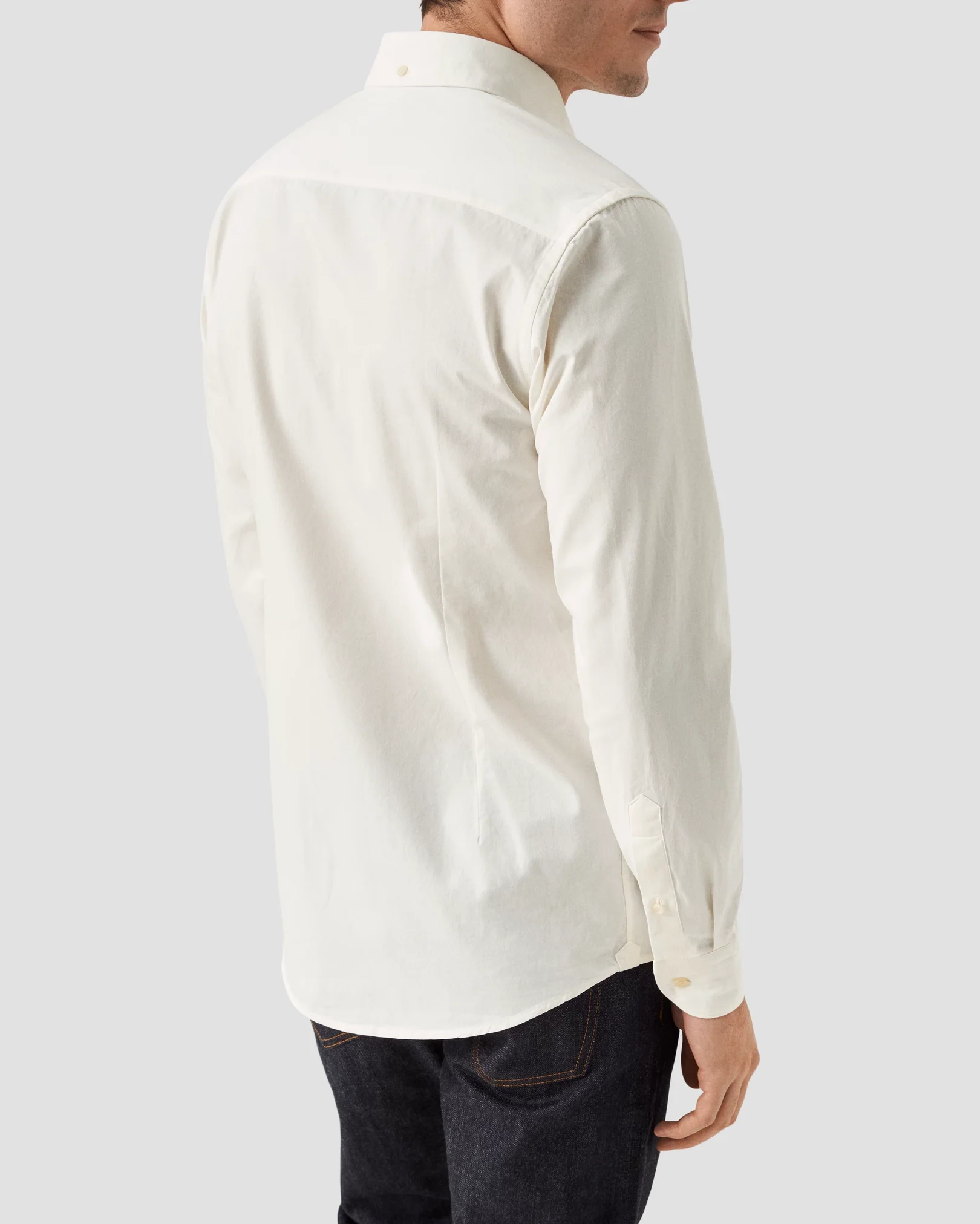 Eton - off white heavy twill denim