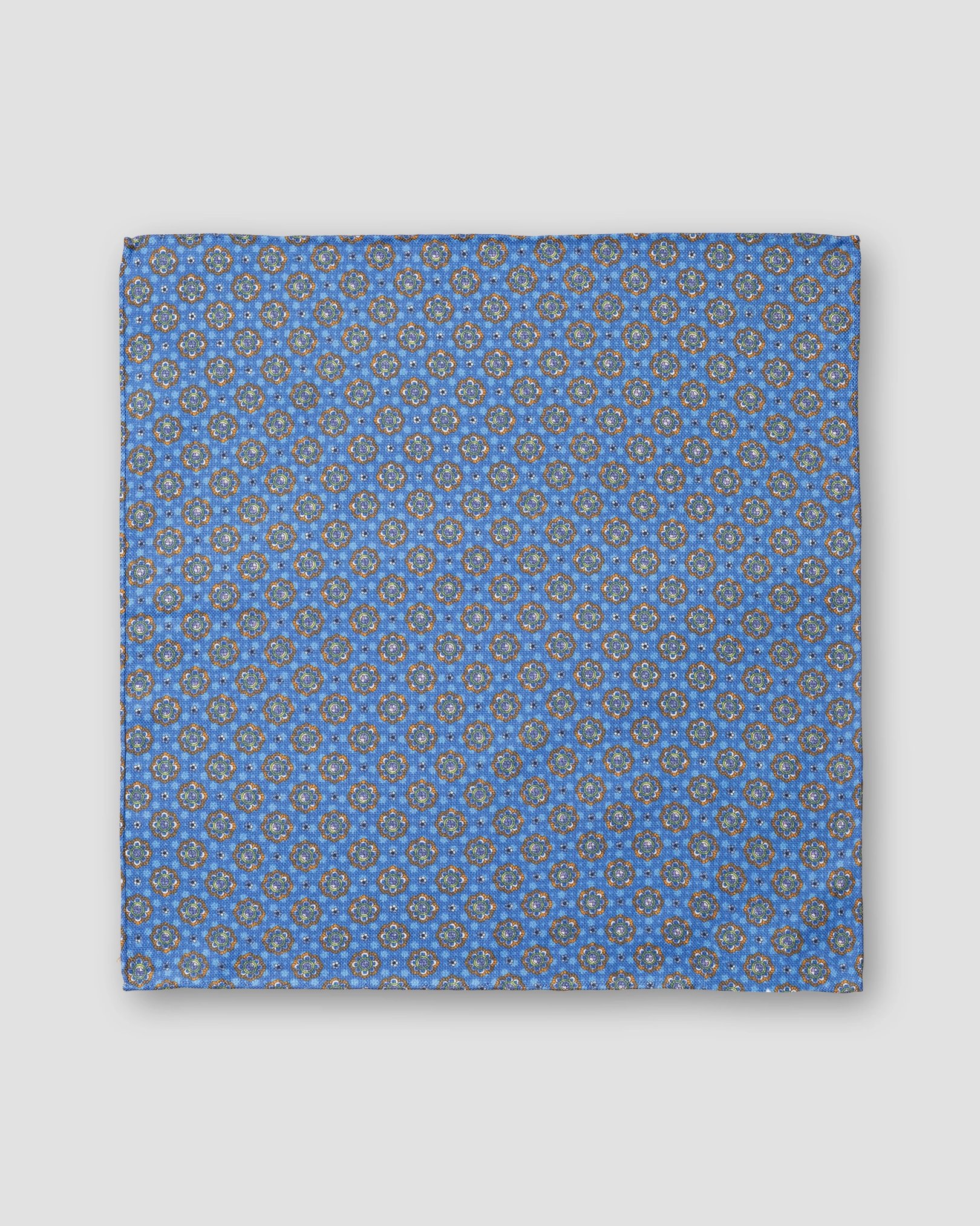 Eton - navy two face pocket sqaure
