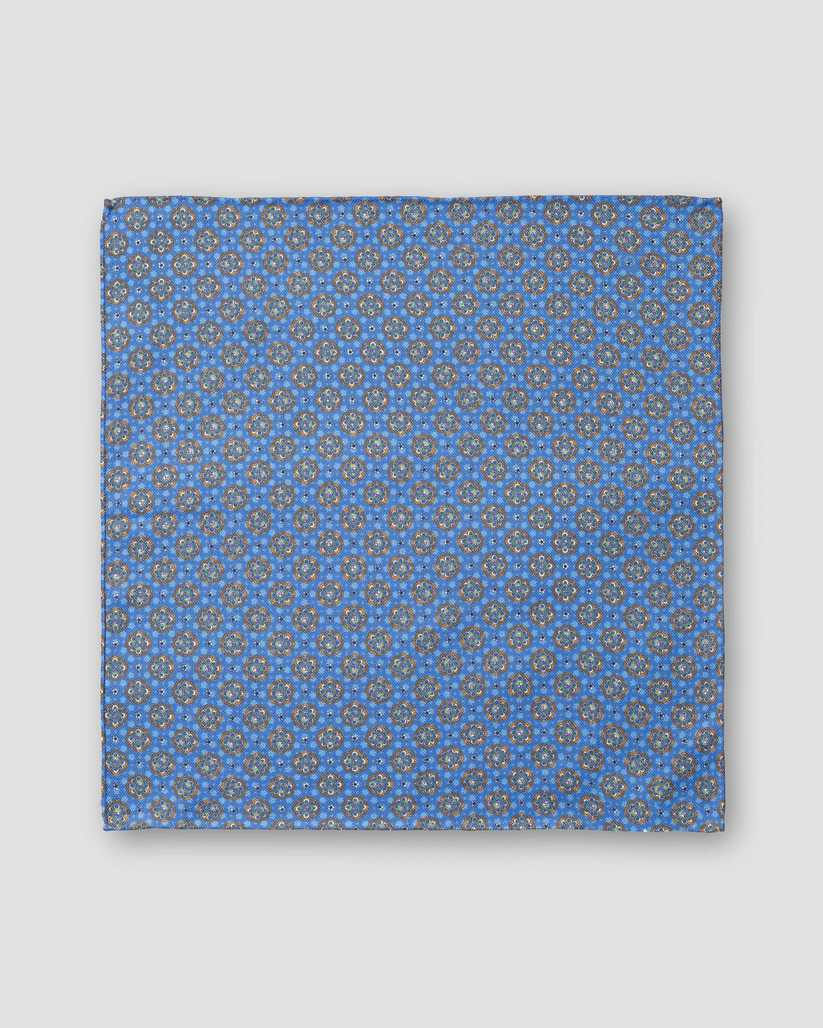 Eton - navy two face pocket sqaure