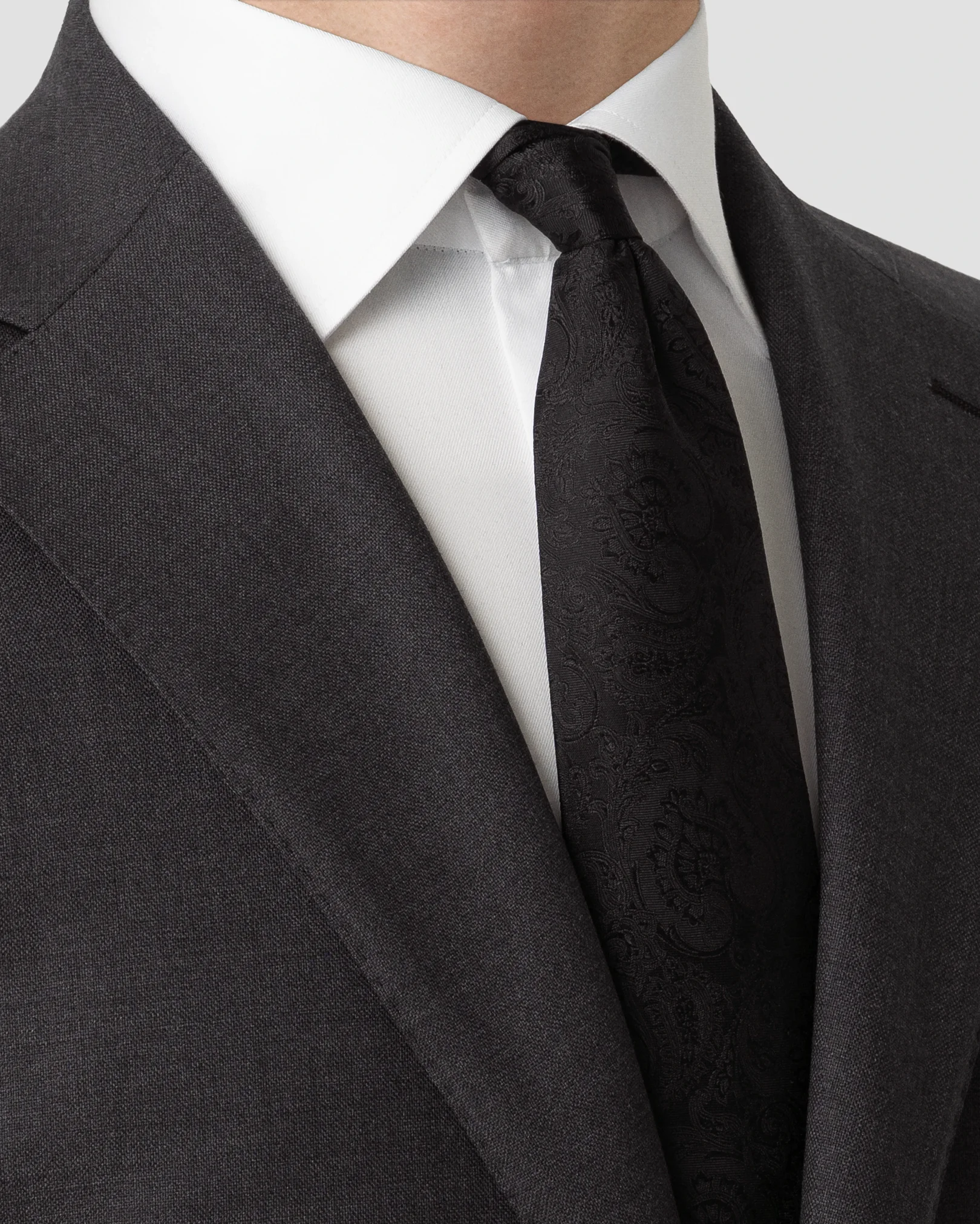 Eton - Paisley Woven Silk Tie