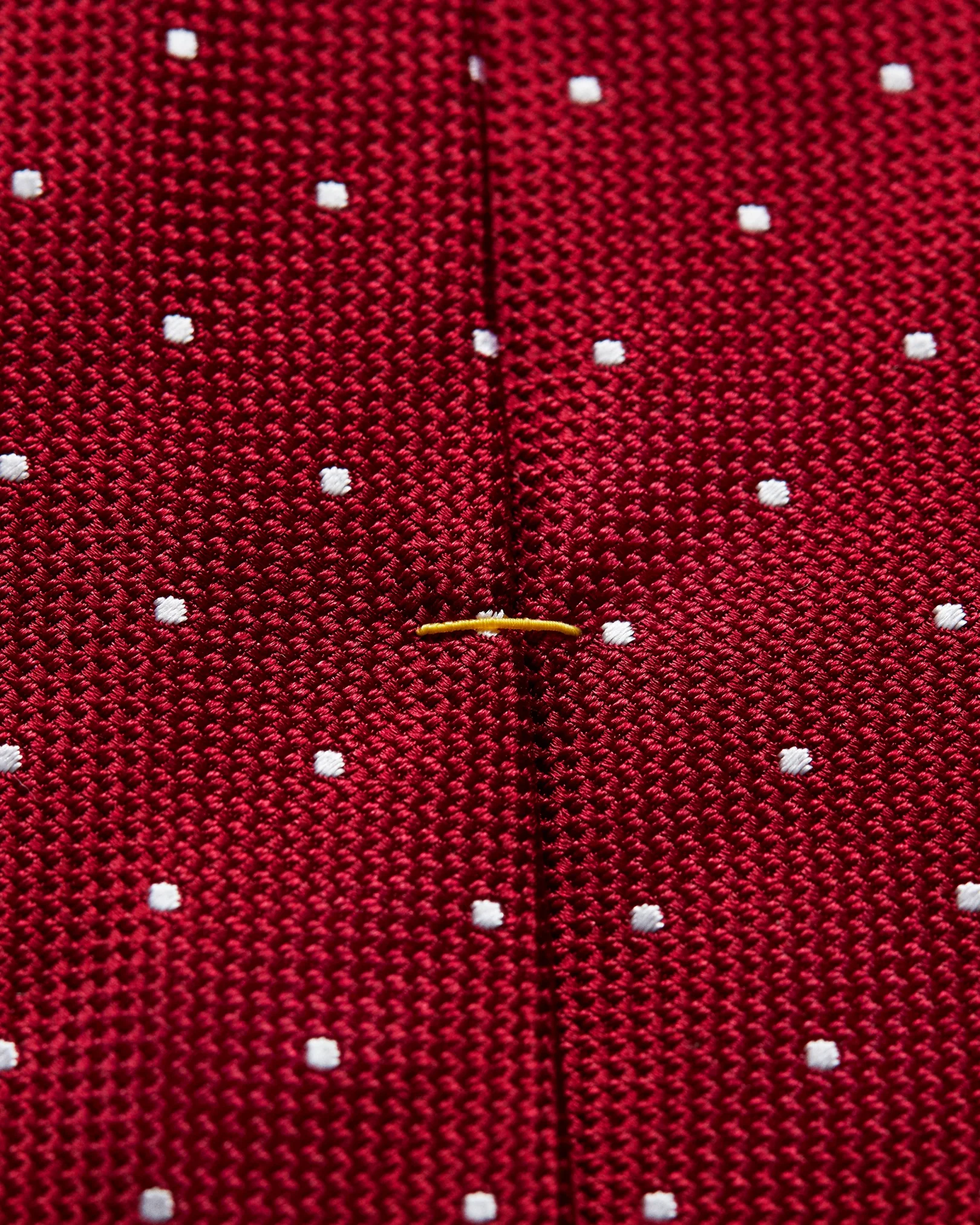 Eton - red polka dot silk tie