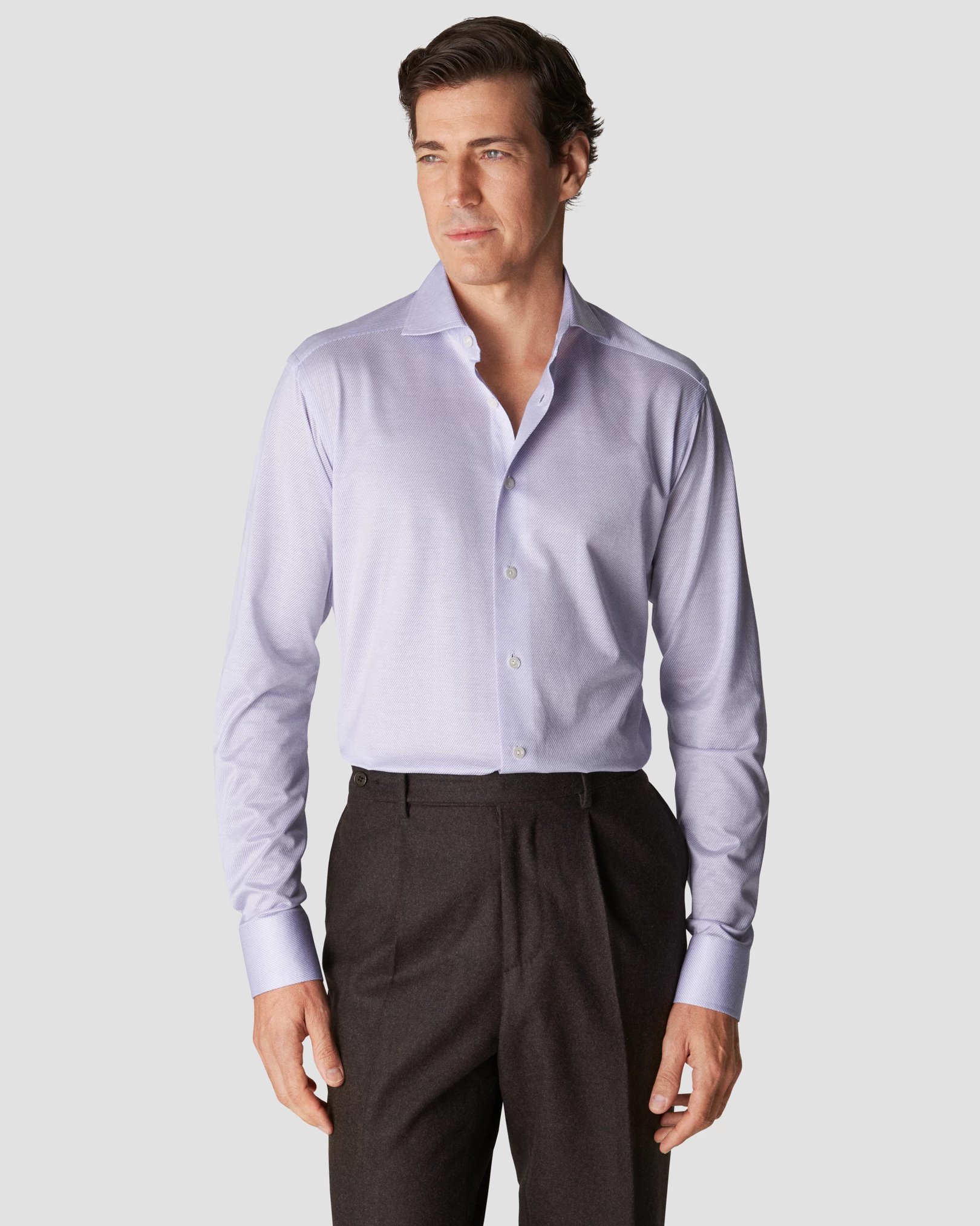 Eton - light purple knit king