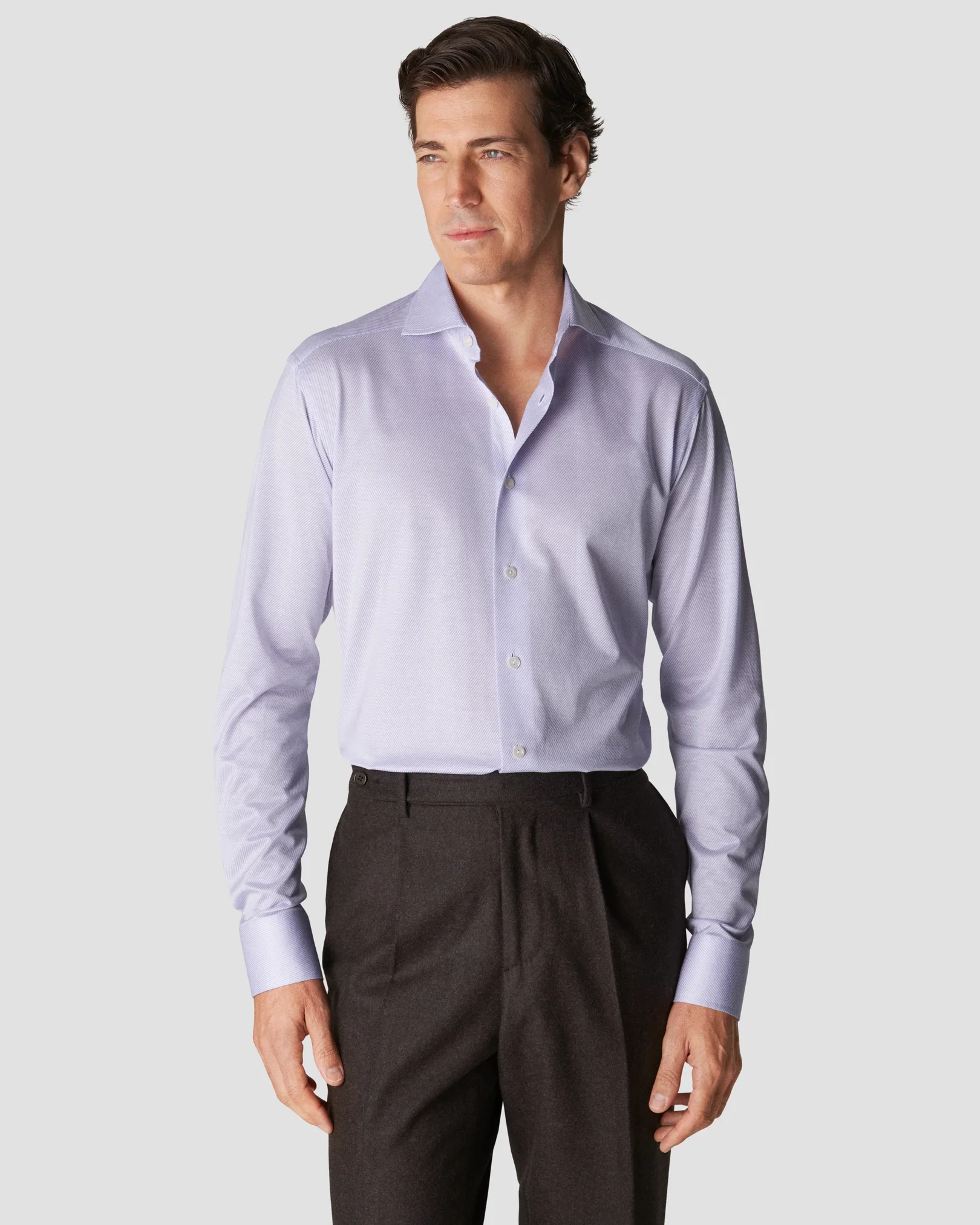 Eton - light purple knit king