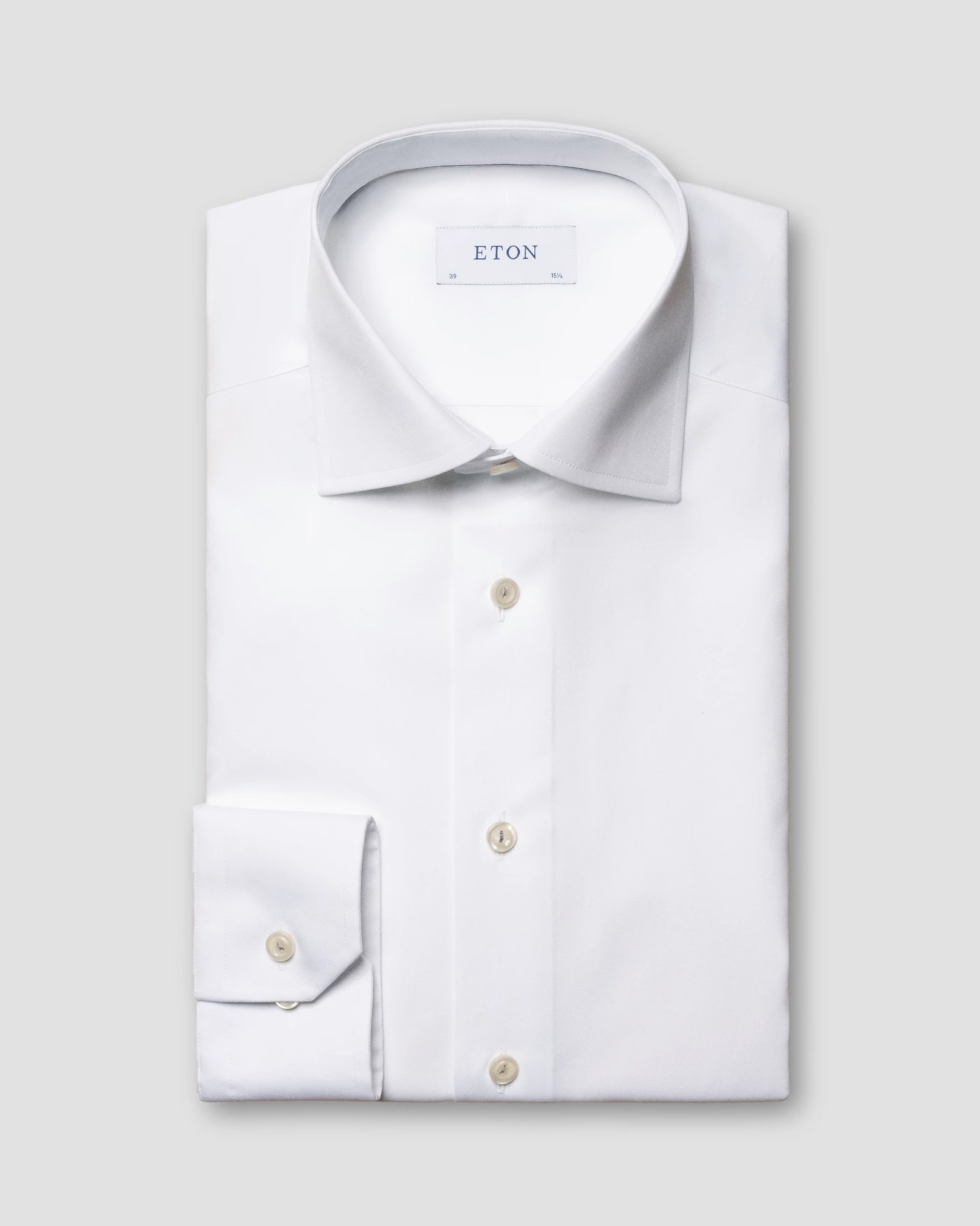 Eton - white plain weave