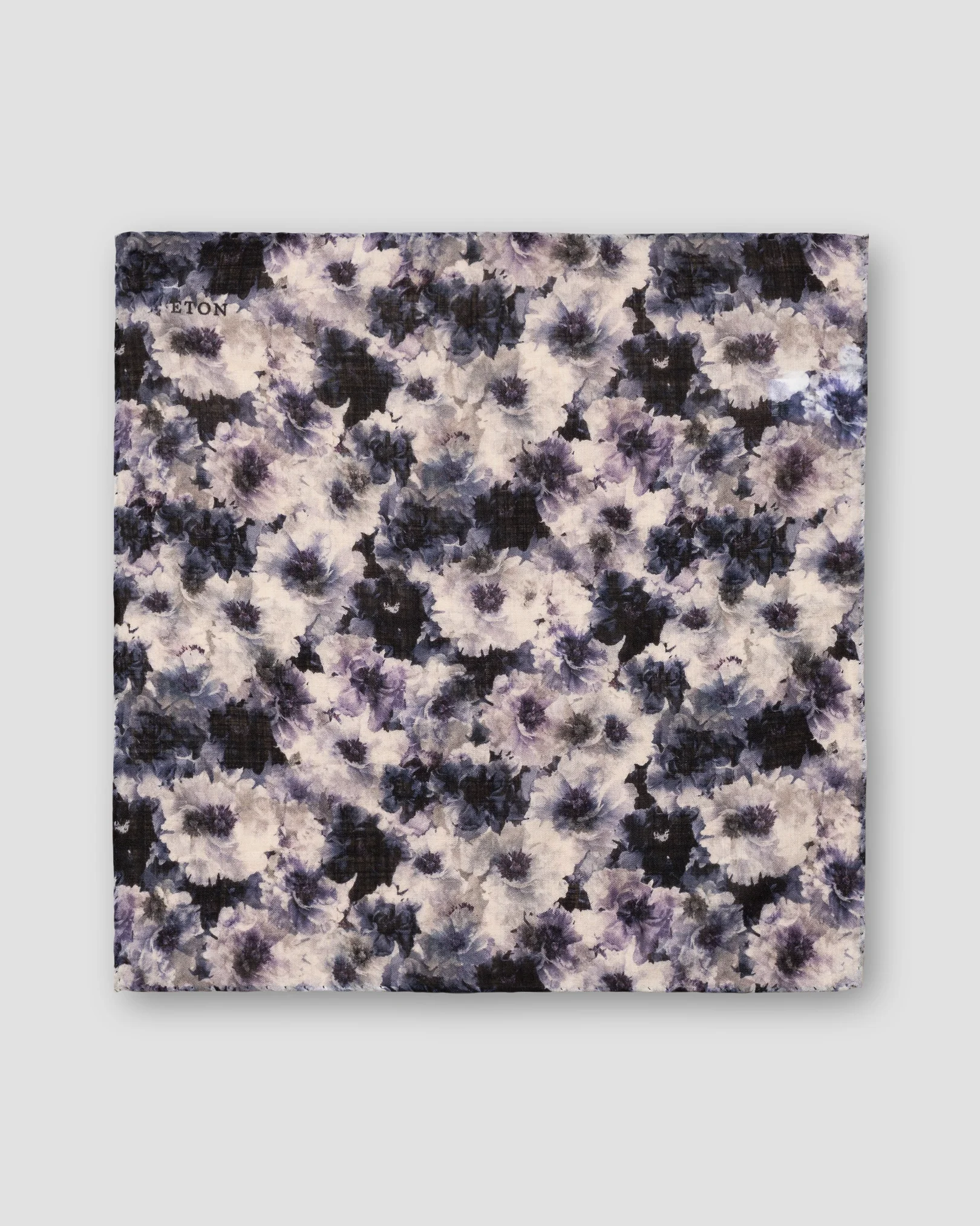 Eton - navy blue silk twill pocket square