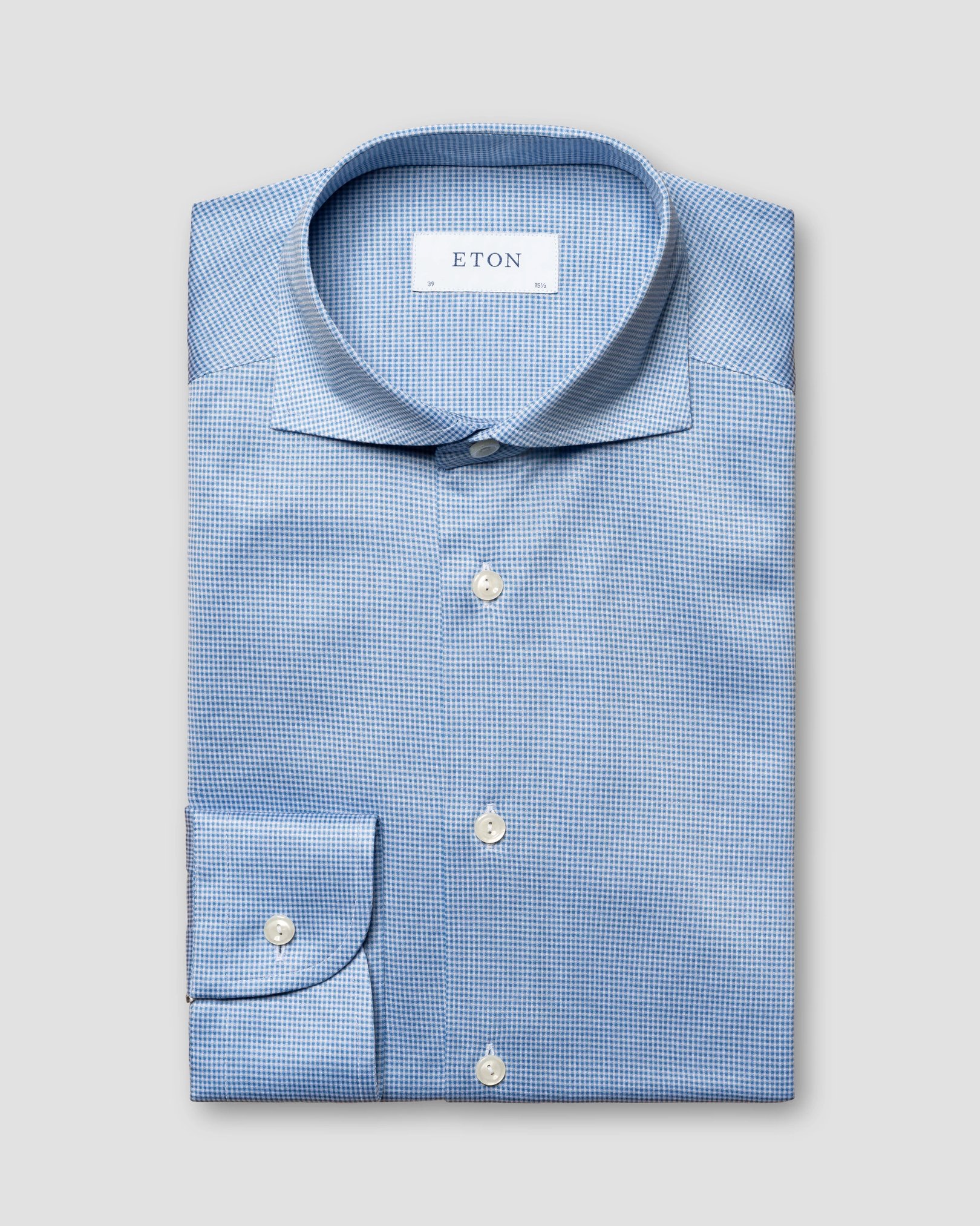 Eton - micro check king knit