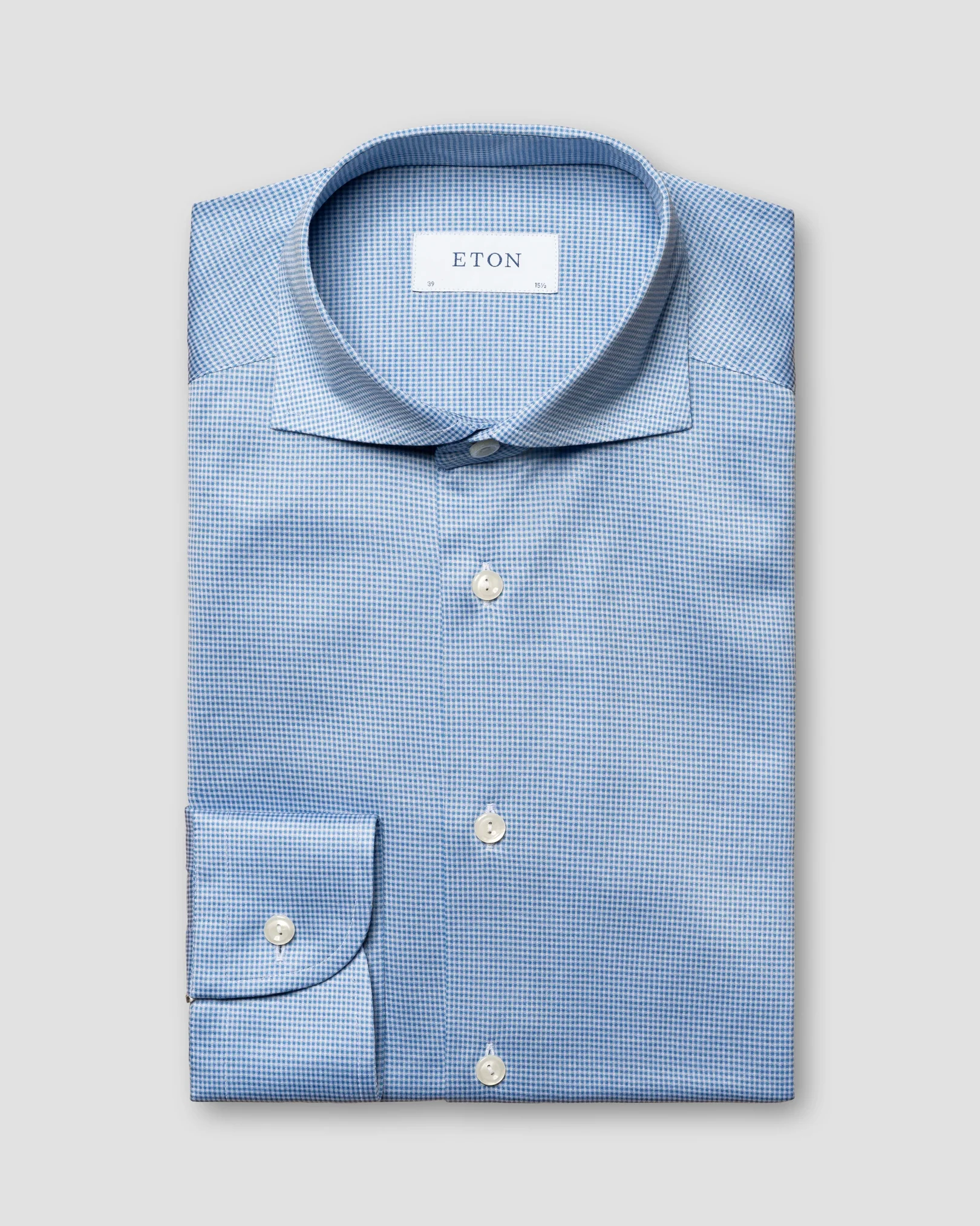 Eton - micro check king knit