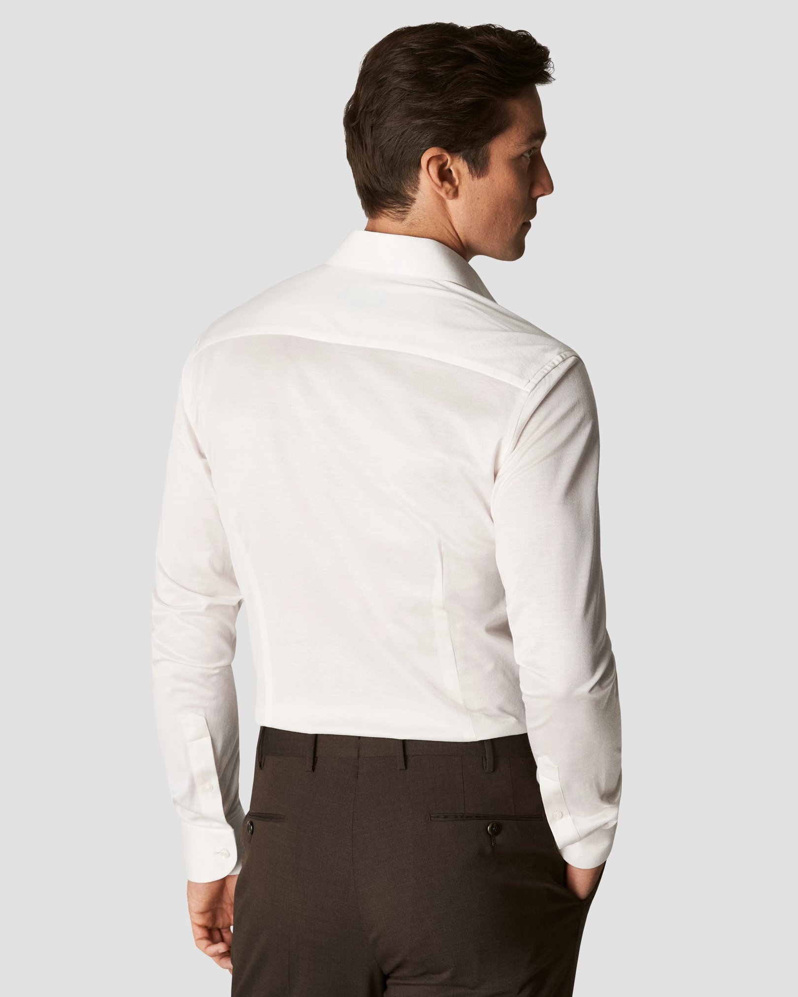 Eton - white jacquard widespread