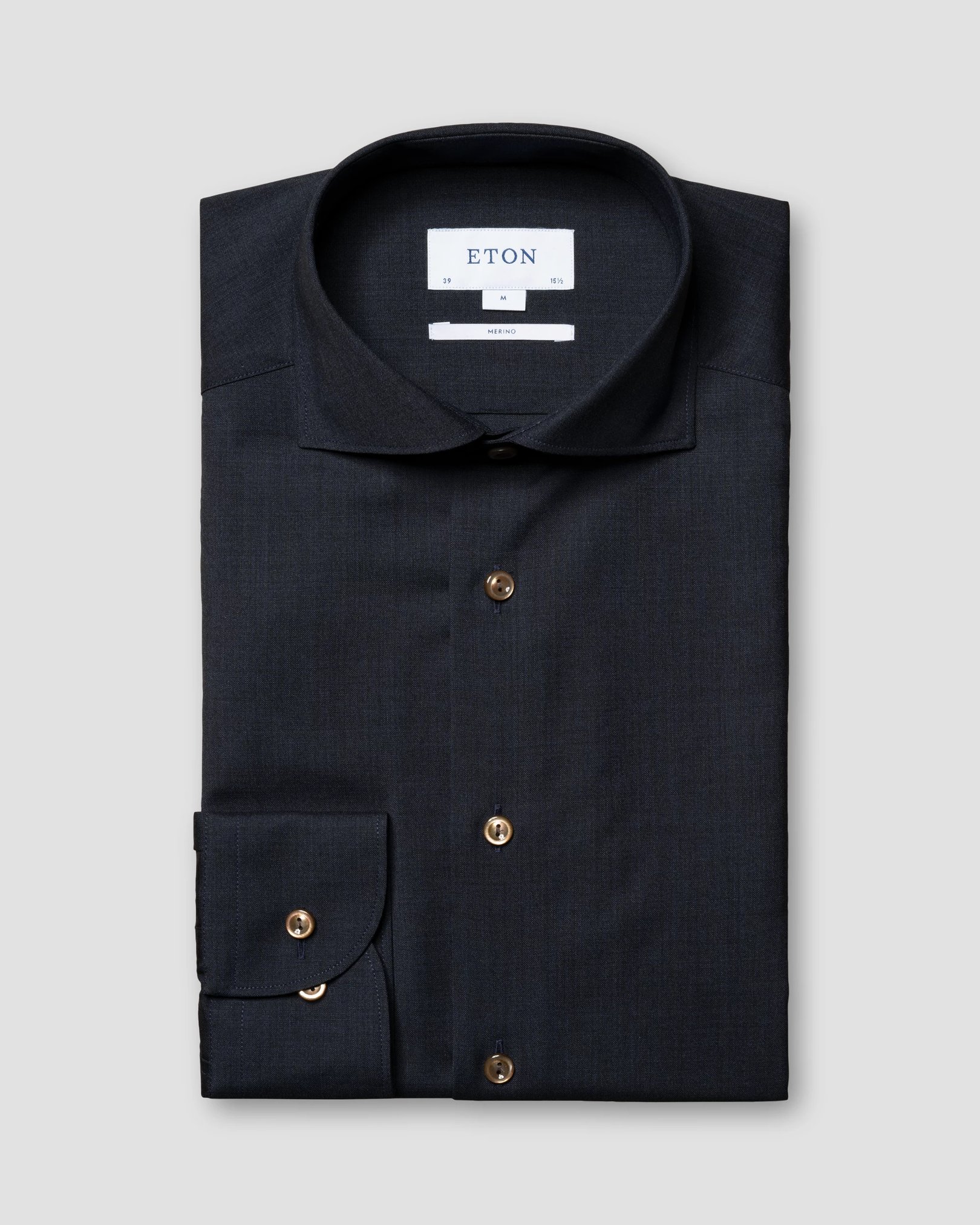 Eton - navy blue merino
