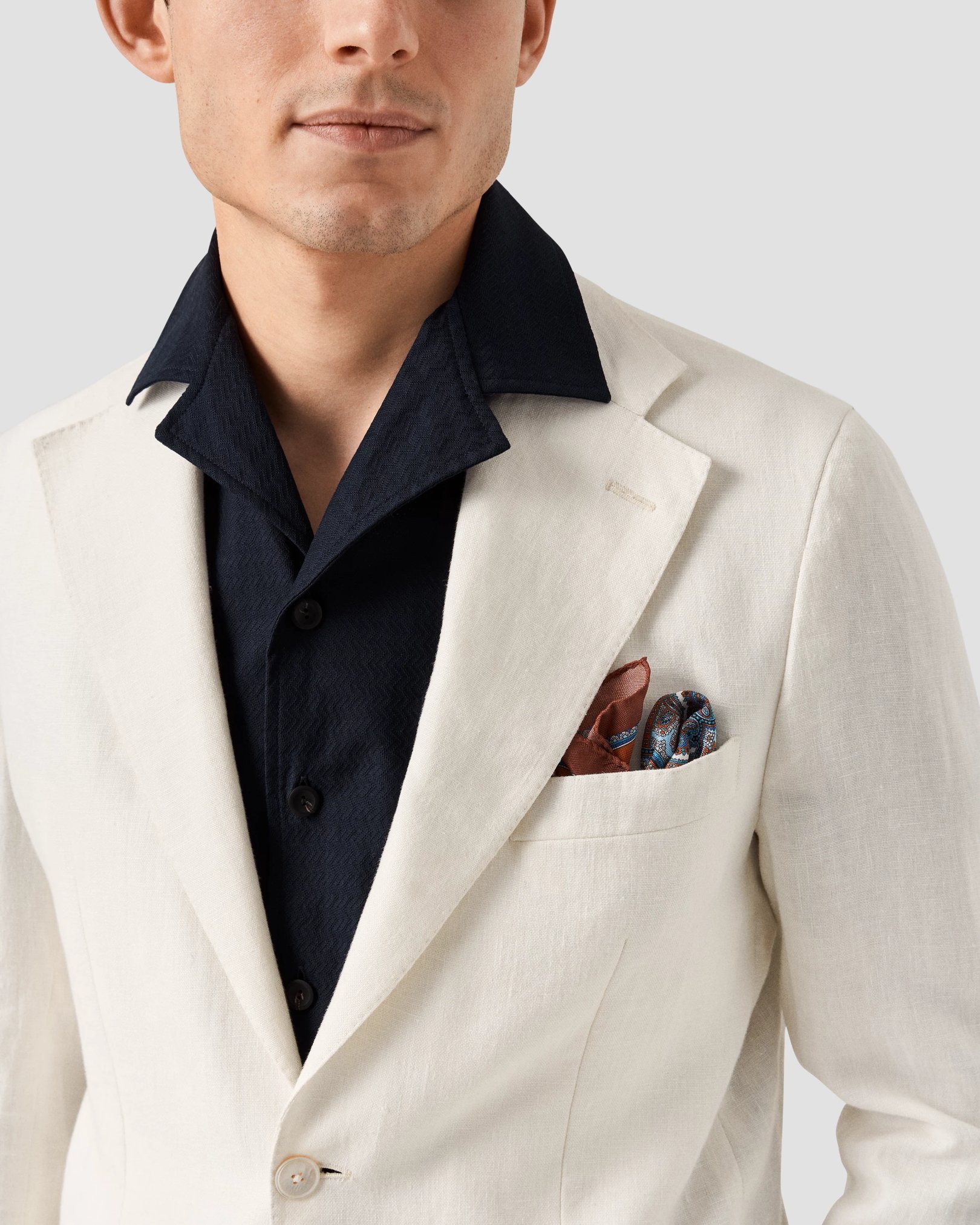 Eton - navy blue knitted