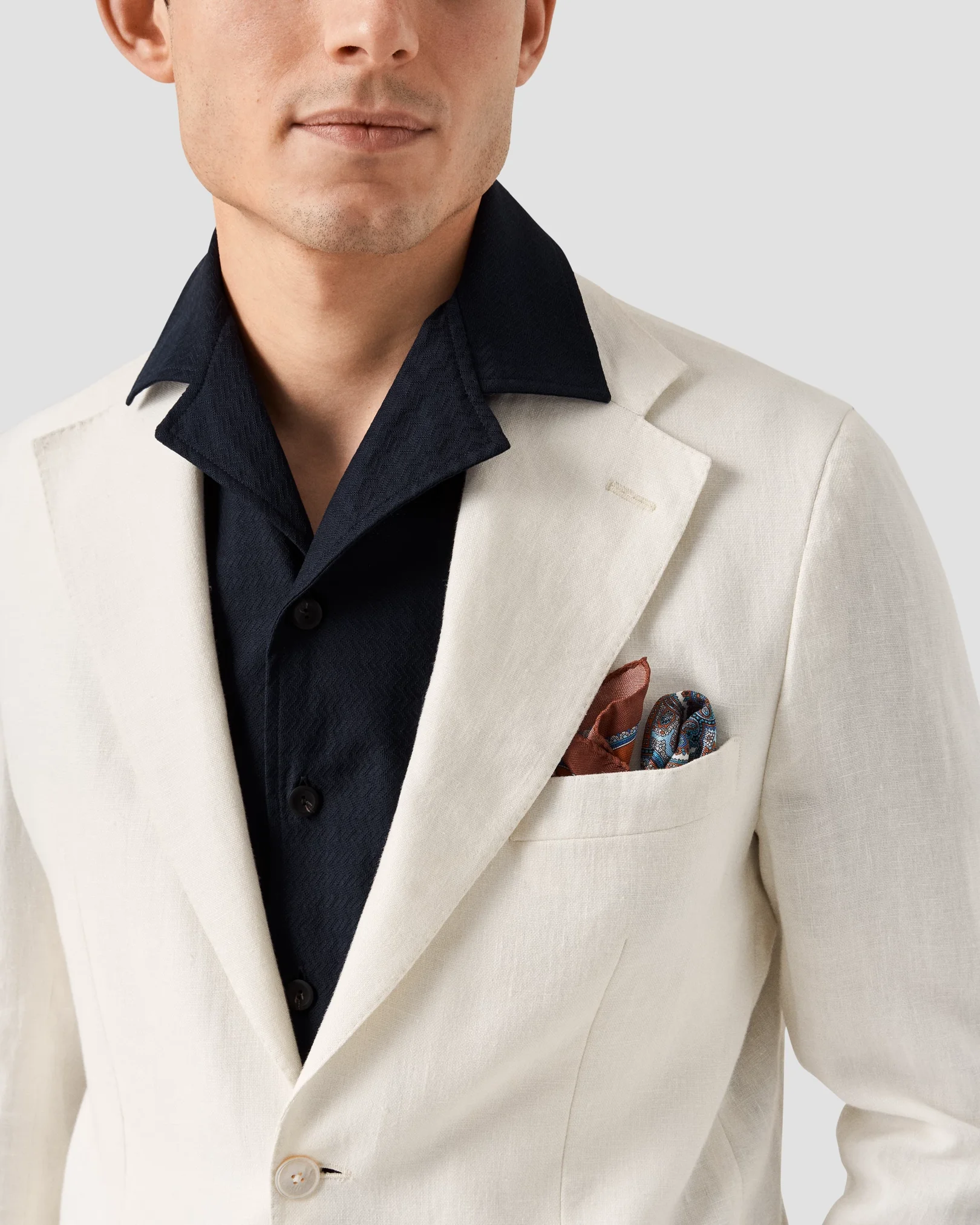 Eton - navy blue knitted
